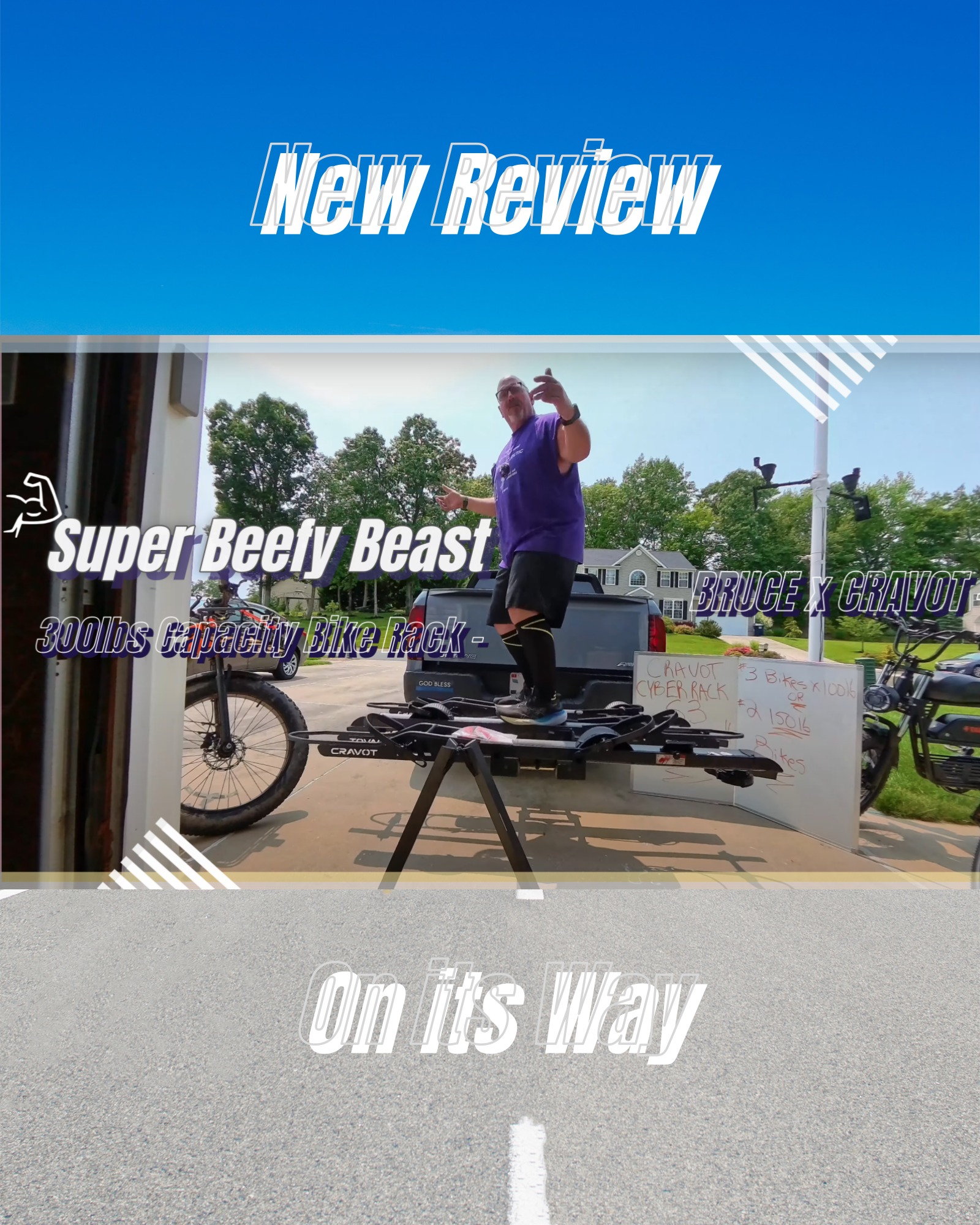 Cravot - Get Ready for the Beast! 🦸‍♂️ This monster of a bike rack can ...