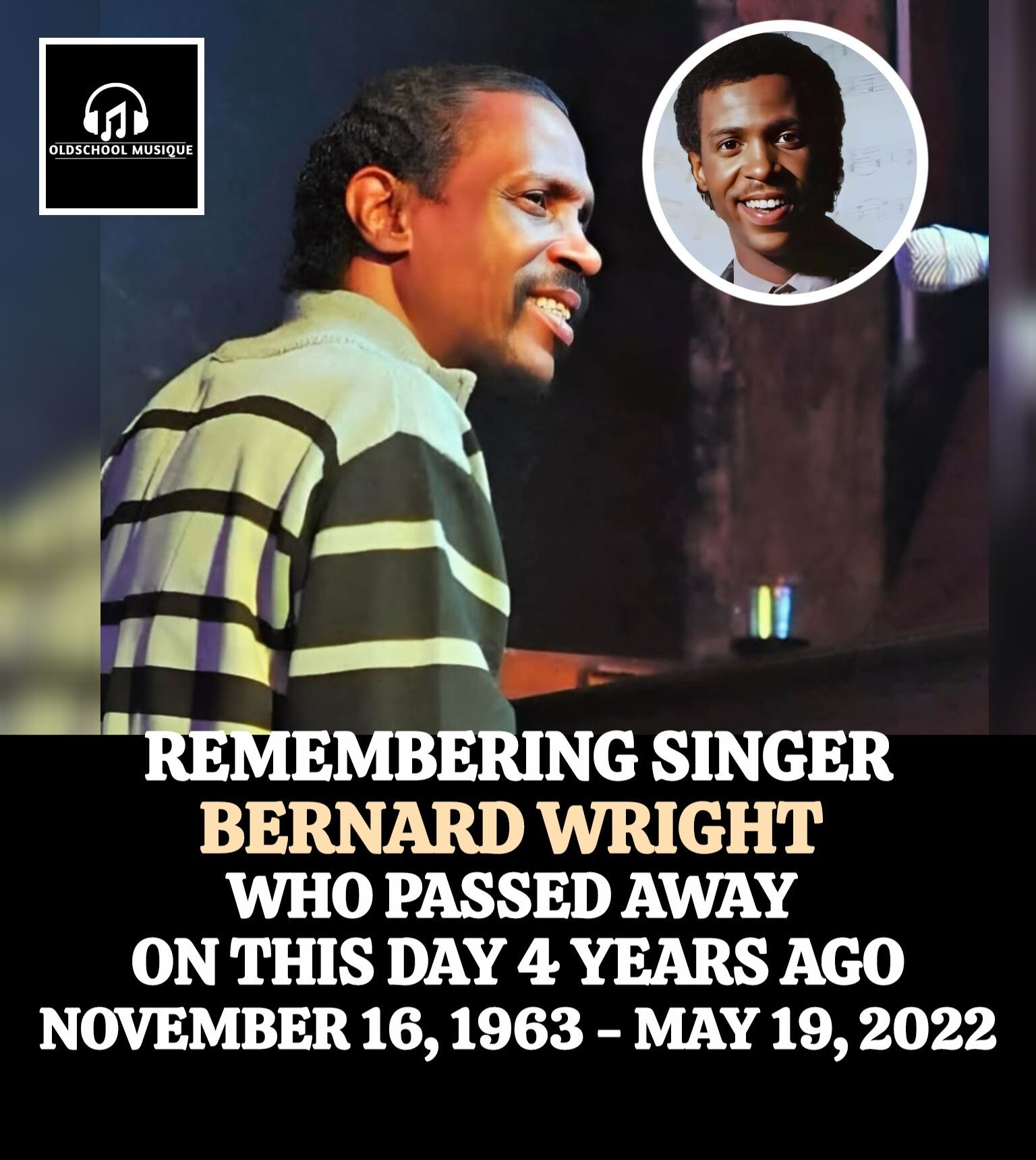 4 years ago today, the world lost Bernard Wright 🤍 He was an
