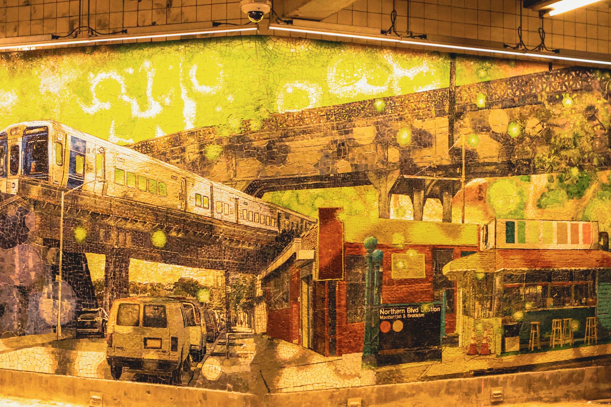 Subway NYC, 1994 Wall Art by Charlotte Johnson Wahl.