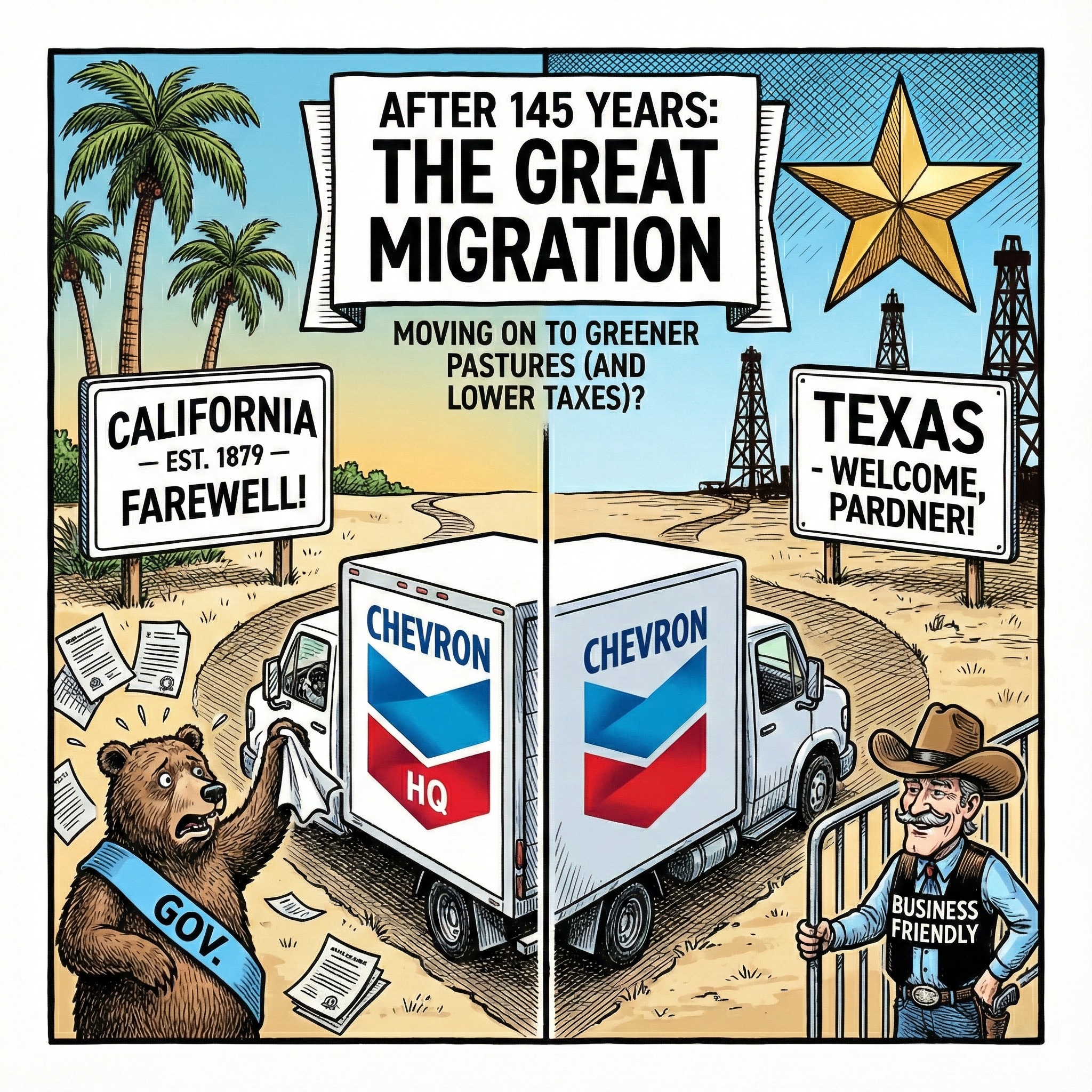 Finance Charm - 📰 Chevron Announces Relocation of... | Facebook