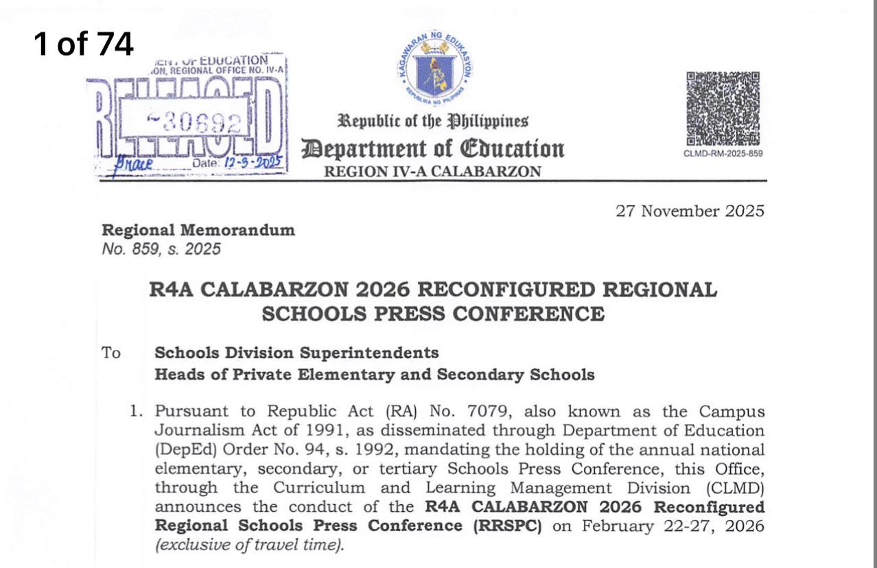 DepEd R-4A Calabarzon added a new... - DepEd R-4A Calabarzon