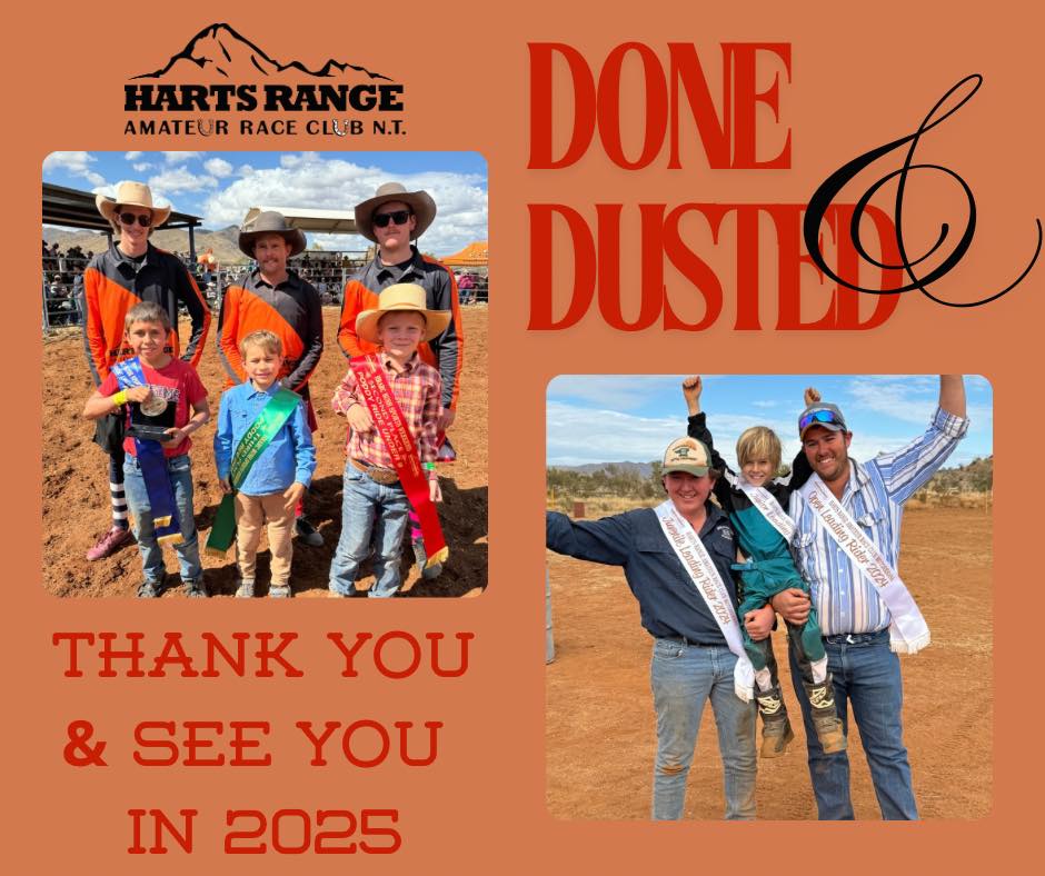 🎉DONE • AND •... - Harts Range Races & Bush Sports Weekend