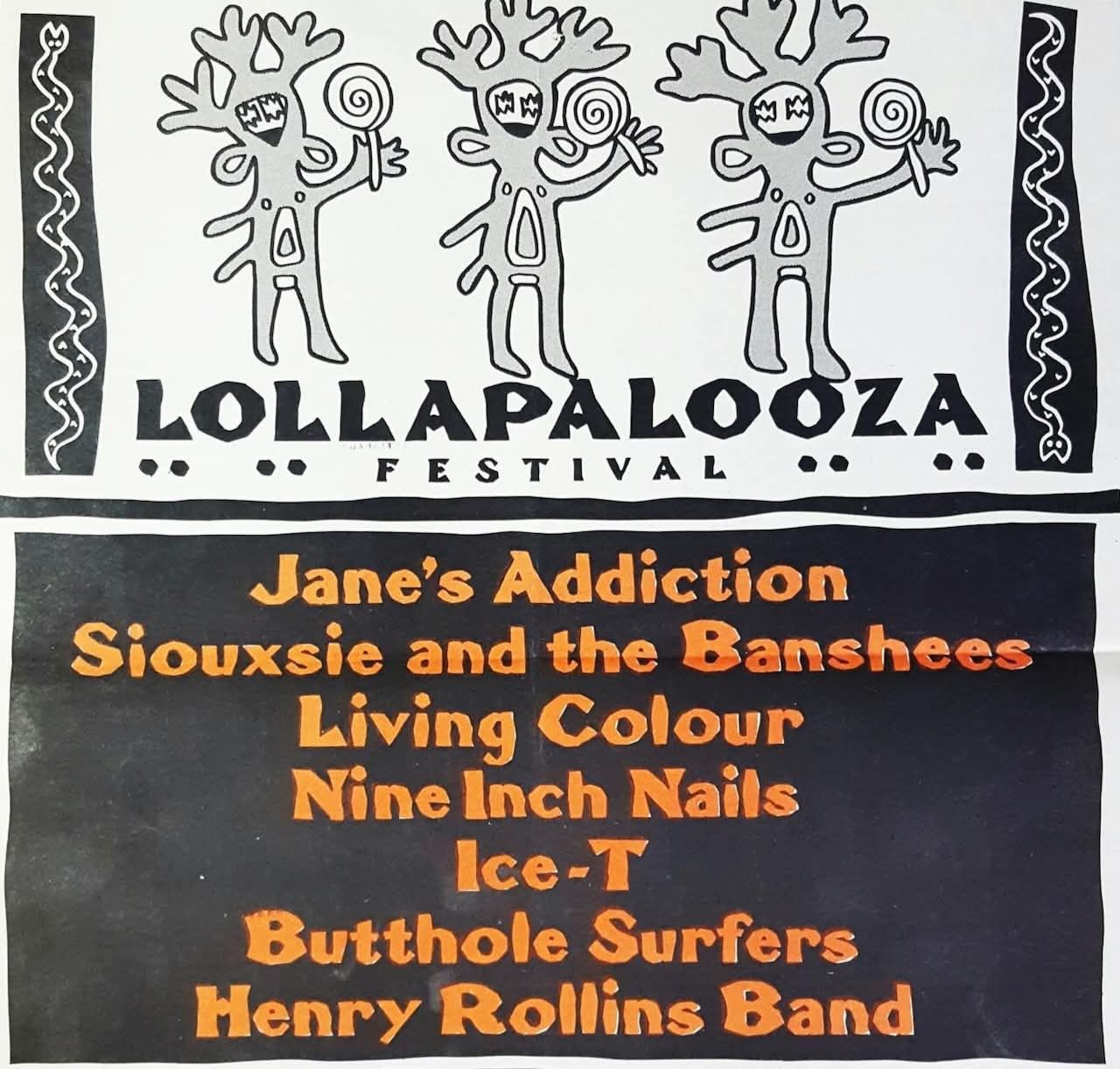 Original lollapalooza 92 poster finally in a frame!