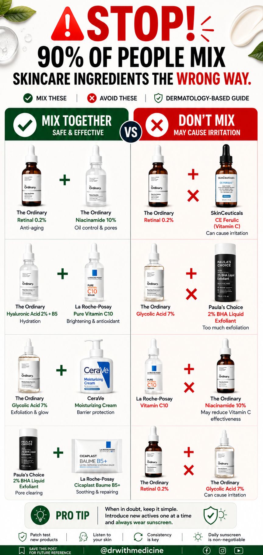 A common question we get: Can you use BHA & Niacinamide together? Click through to read all the details! Which skincare question should we answer next?