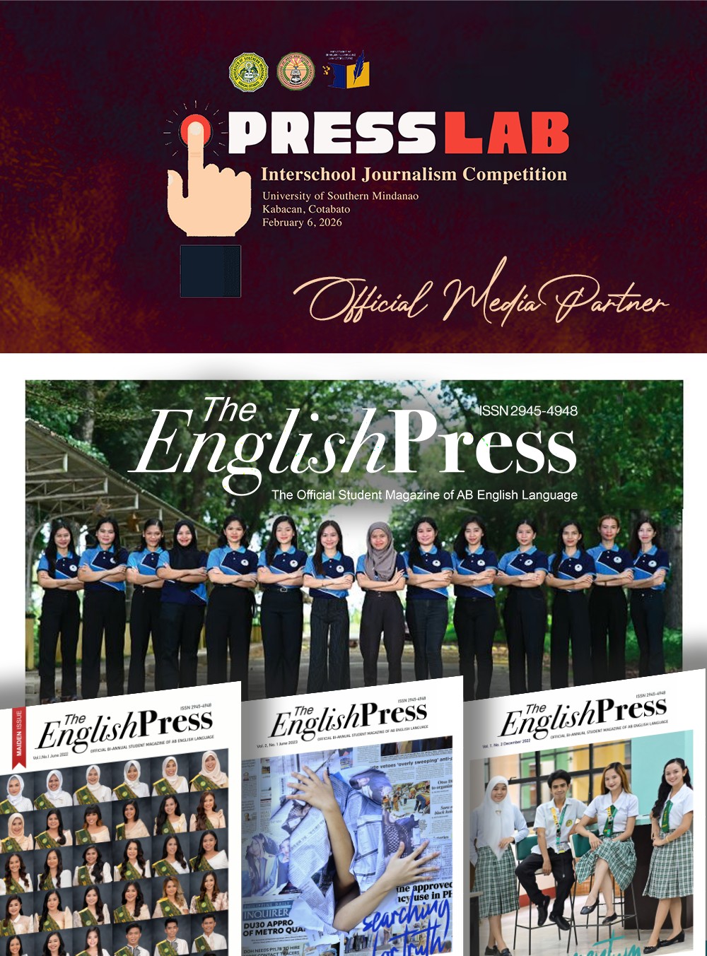 PressLab - OFFICIAL MEDIA PARTNER The English Press, the official ...