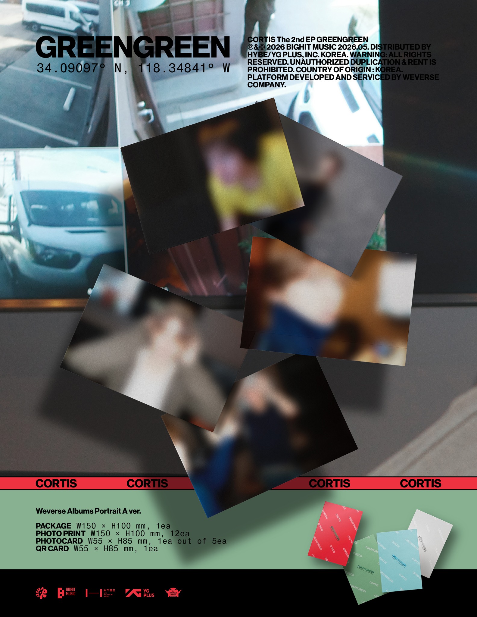 Notice] CORTIS The 2nd EP 'GREENGREEN' 예약 구매 안내 (+ENG/JPN