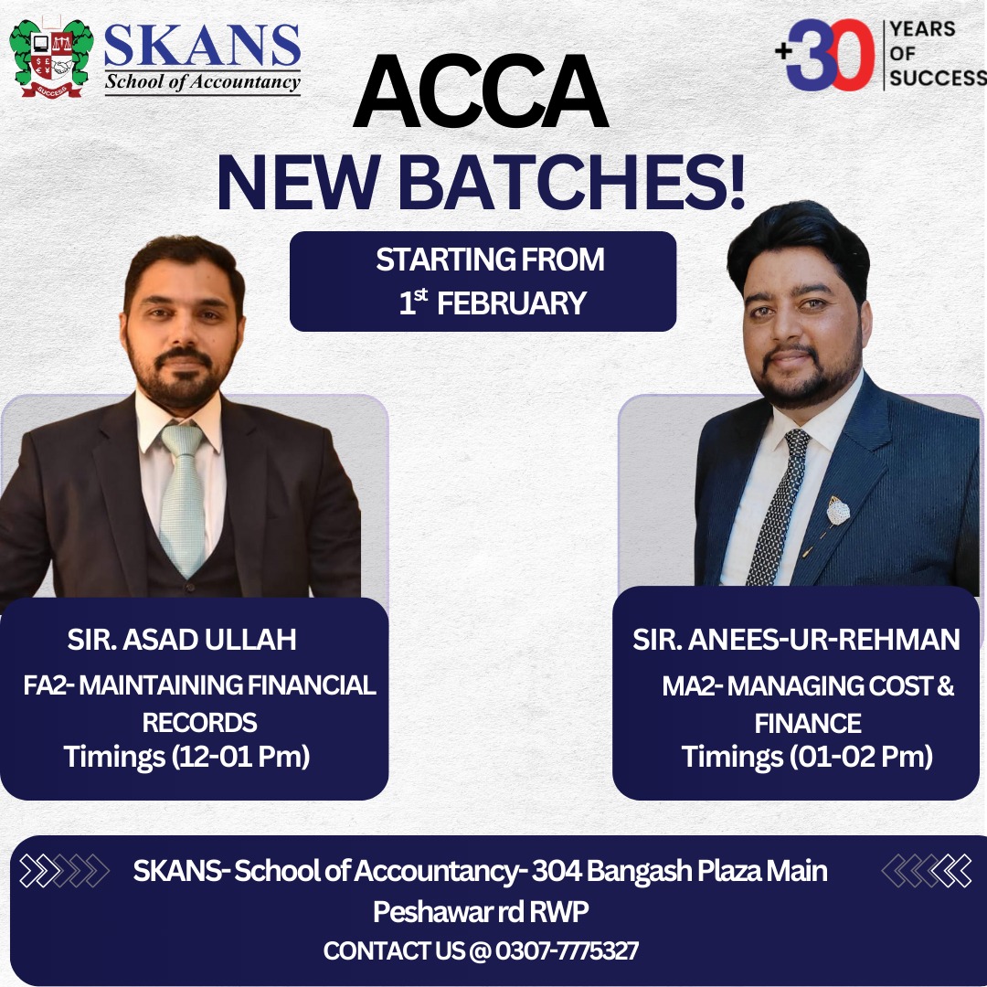 SKANS ACCA Rawalpindi Peshawar Road Campus | Rawalpindi