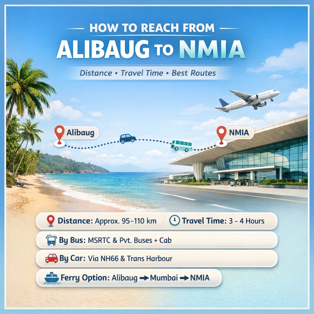📍How to Reach from Alibaug to Navi... - I Love Navi Mumbai | Facebook