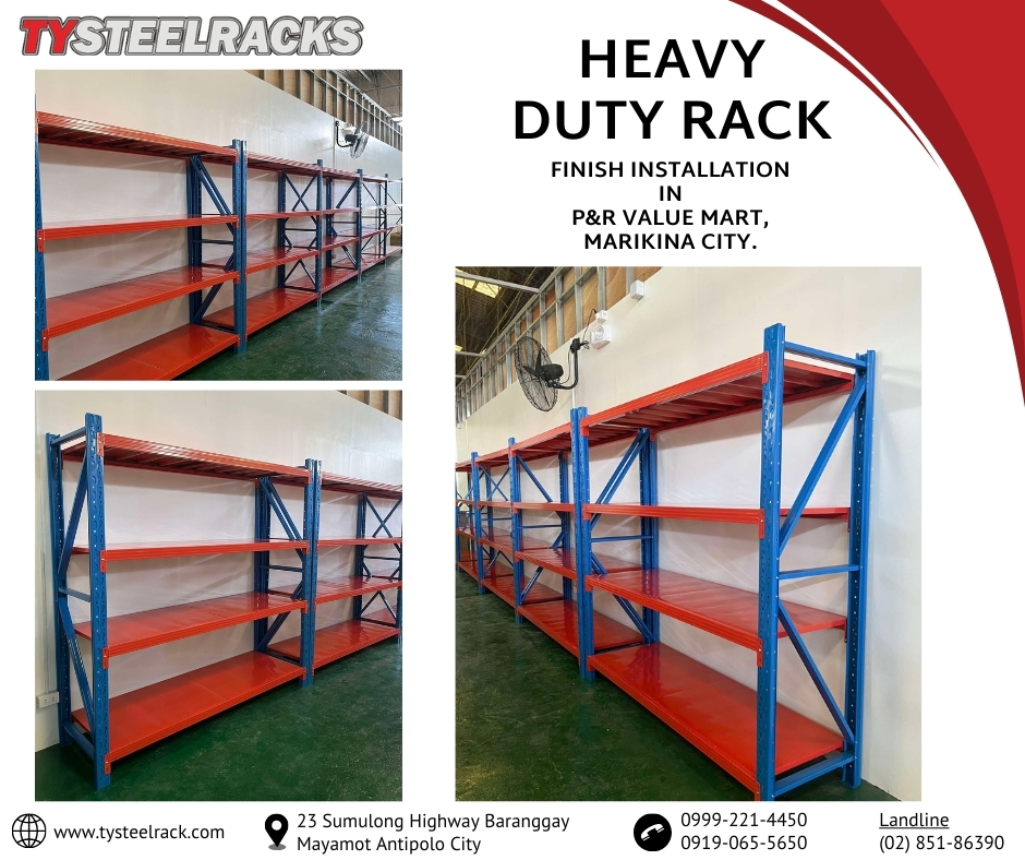 TY Gondola Rack Steel Shelves and Warehouse Storage Made in Korea