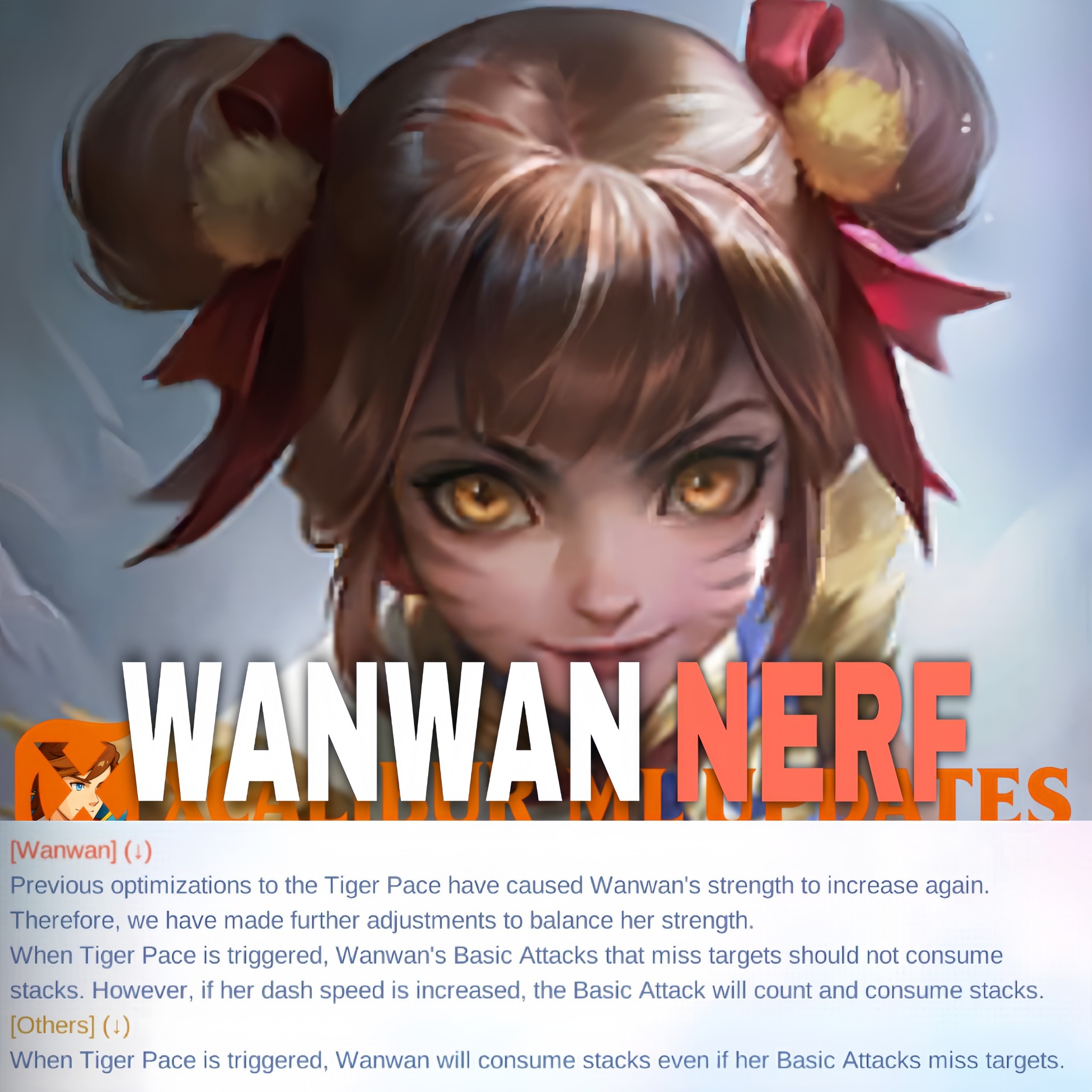 Wanwan Nerf in the Latest Advance Server Patch!! #MLBBUPDATE