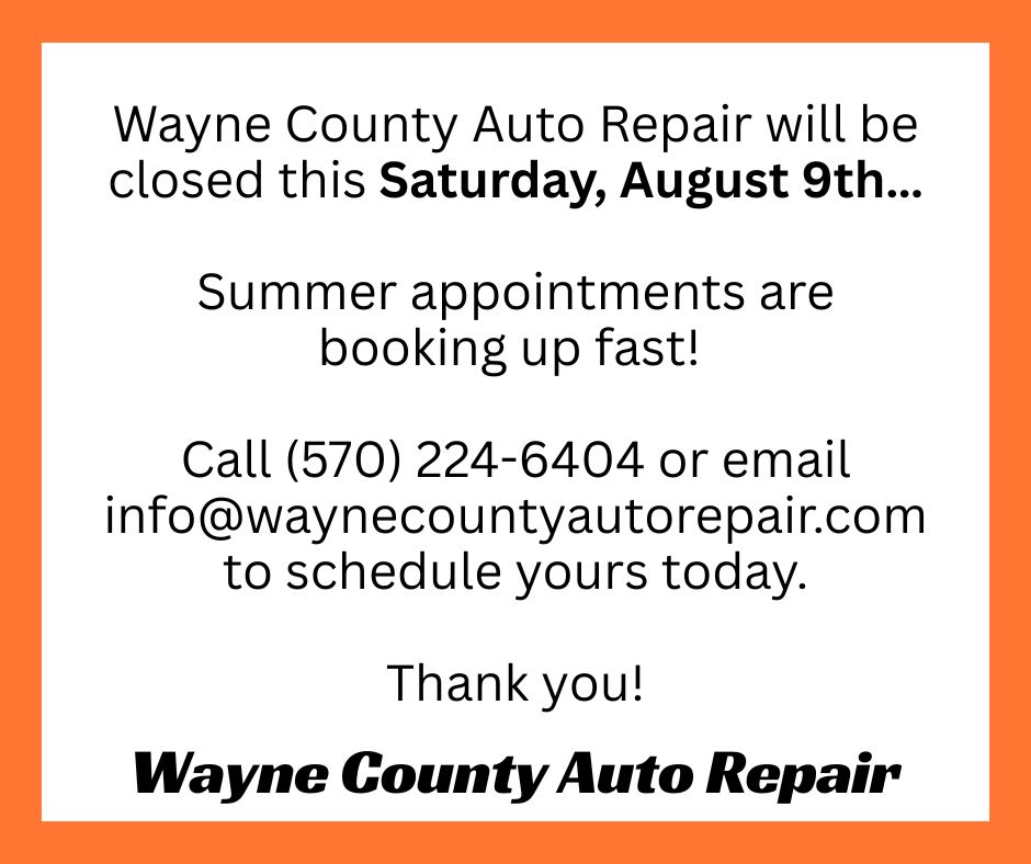 Wayne County Auto Repair | Damascus PA