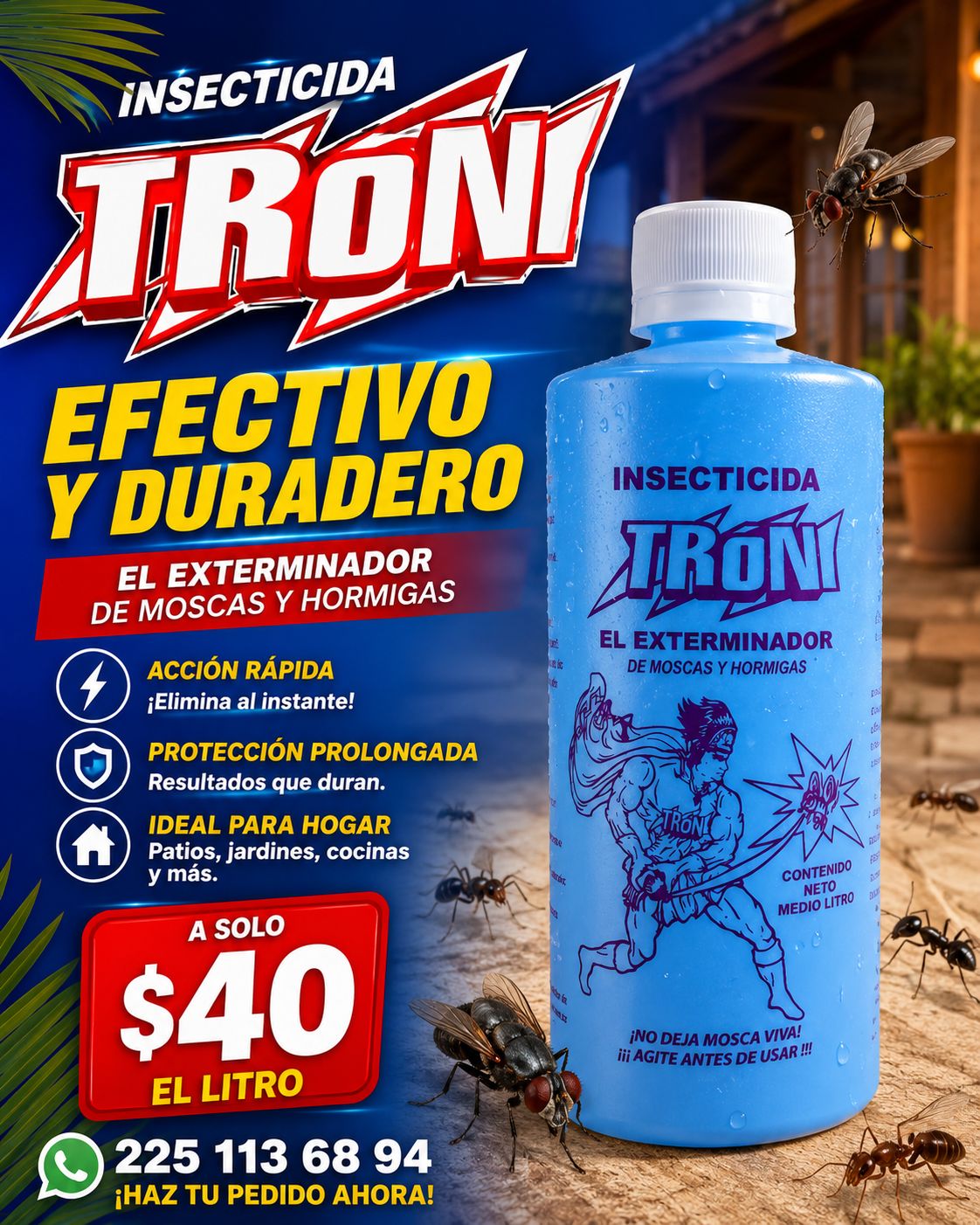 🧴TWISTER 40 SE🧴 insecticida que actúa por contacto e ingestión