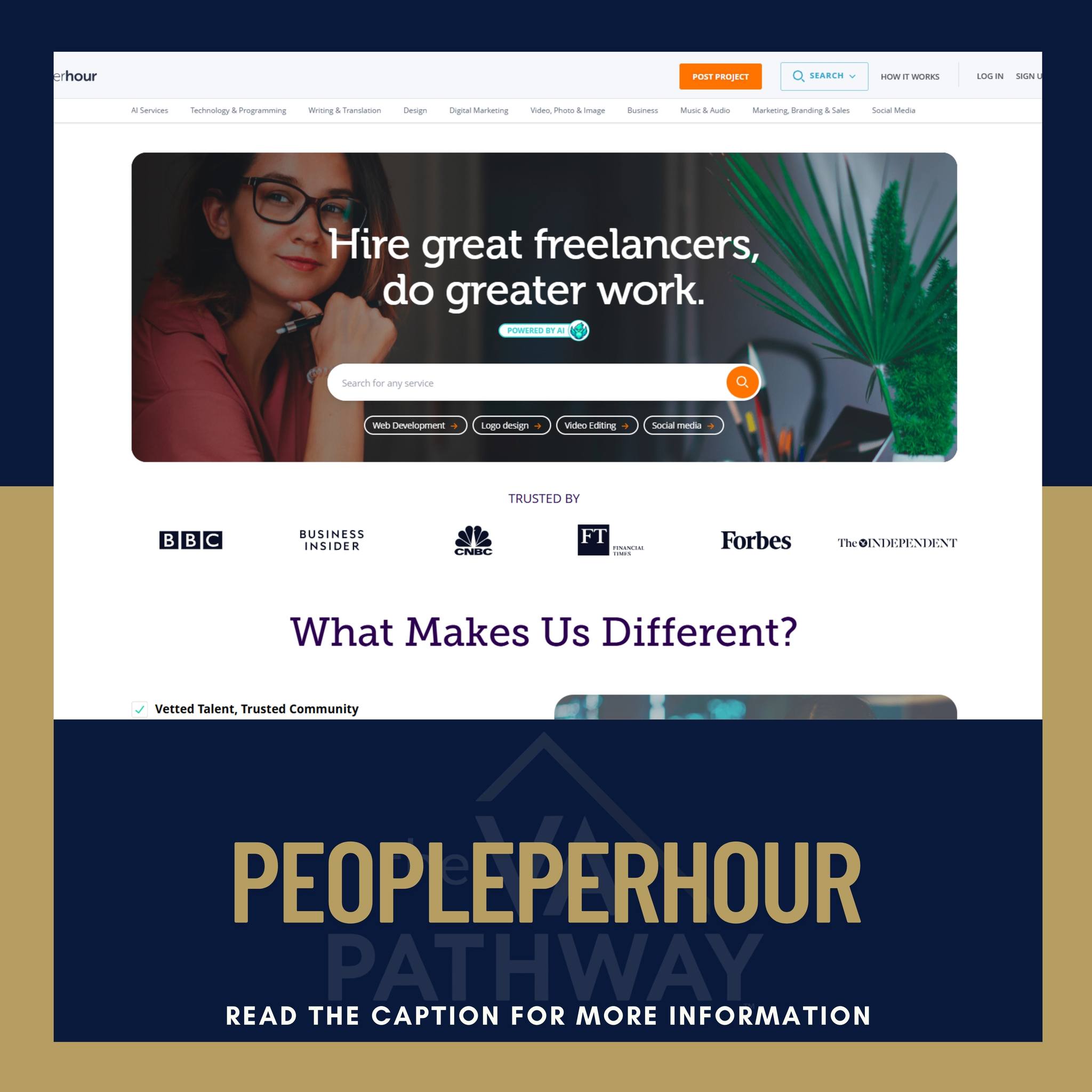 The VA - 𝗔𝗣𝗣𝗟𝗬 / 𝗝𝗢𝗜𝗡 𝗛𝗘𝗥𝗘: www.peopleperhour.com PeoplePerHour is a UK ...