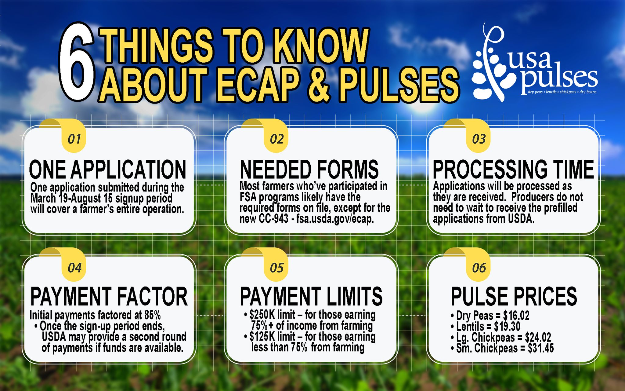 USA - ATTENTION PULSE PRODUCERS The Emergency Commodity Assistance ...