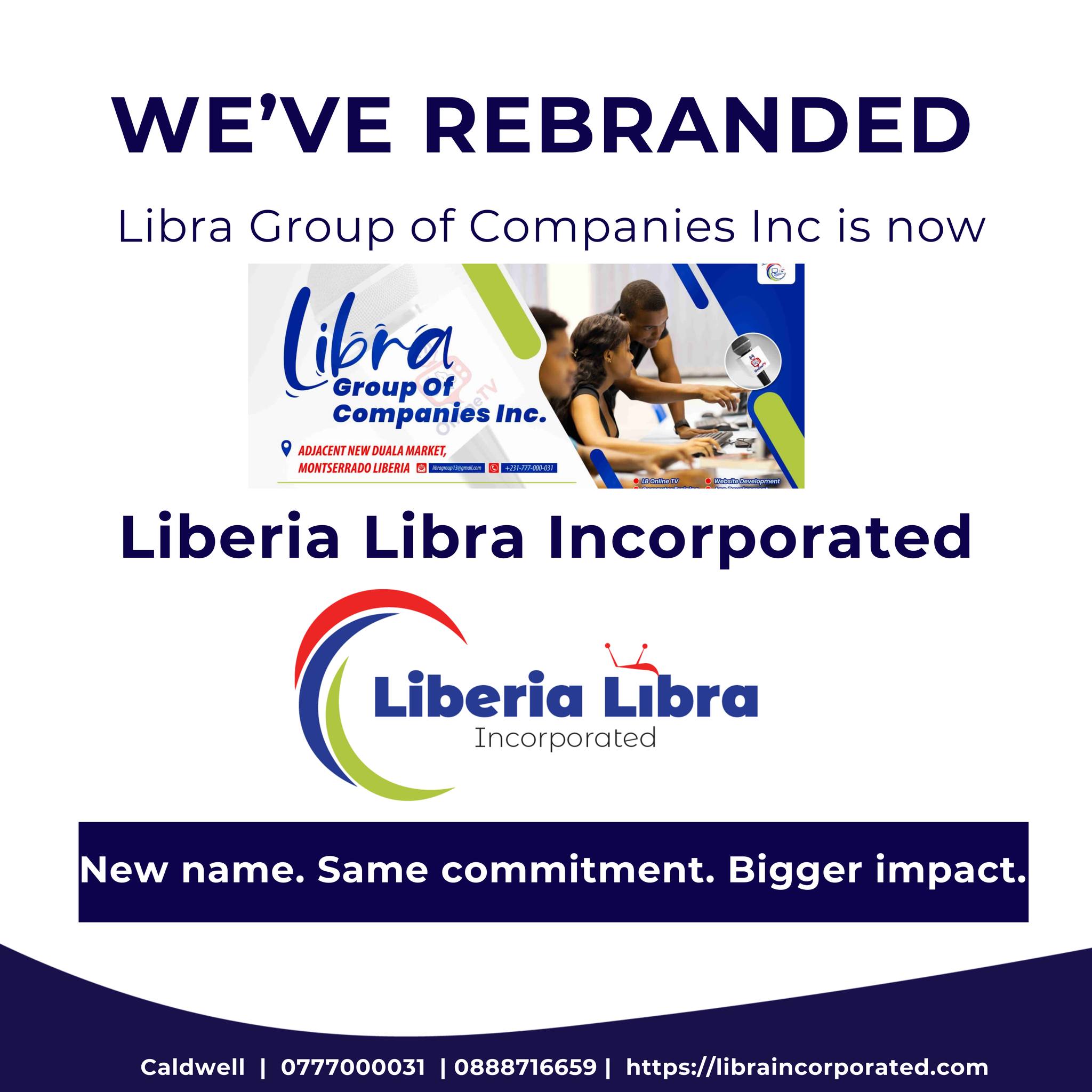 Liberia - 📢 Rebranding Announcement We are excited to announce that ...