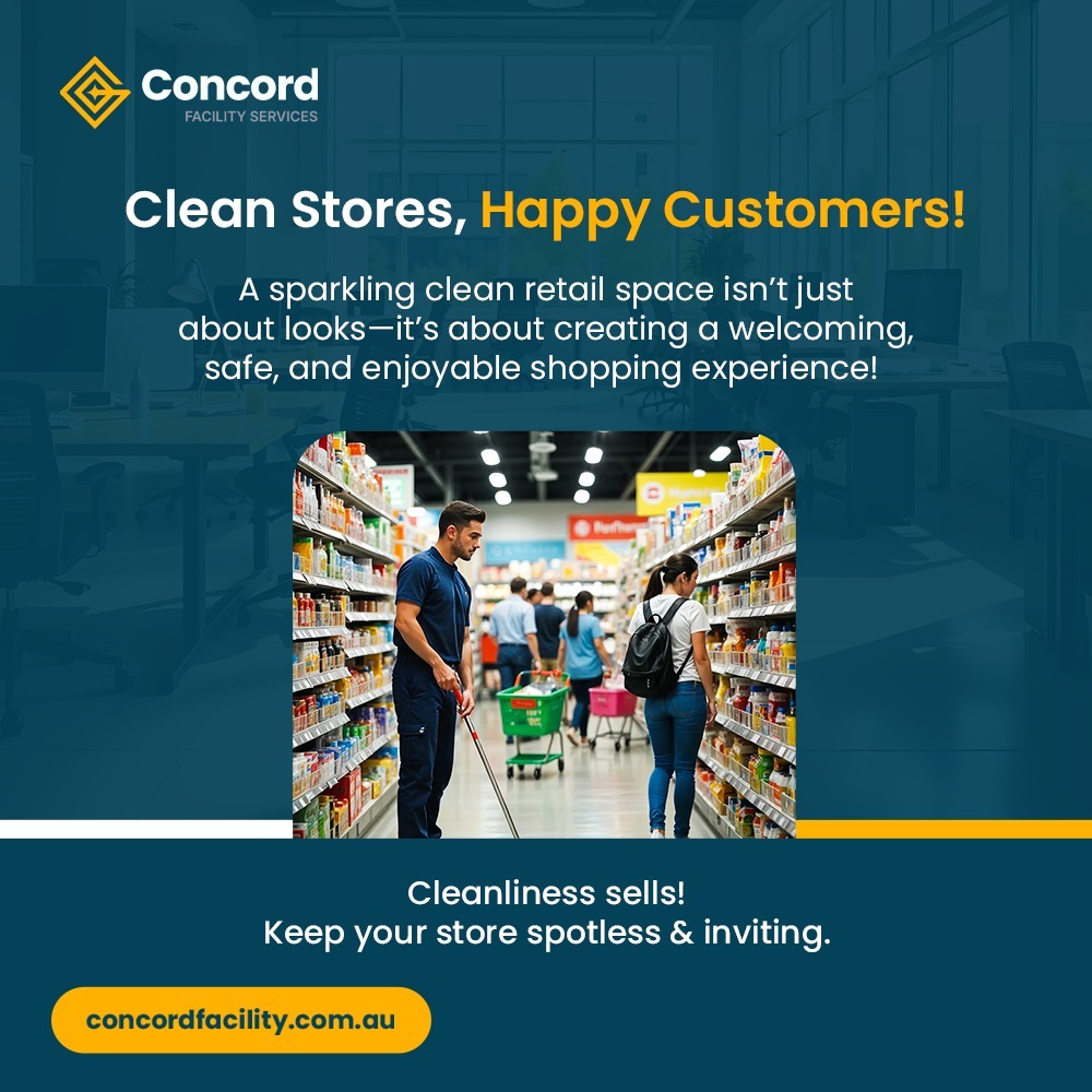 Concord - 🛍️ A Clean Store = Happy Customers & More Sales! 🛍️ A ...
