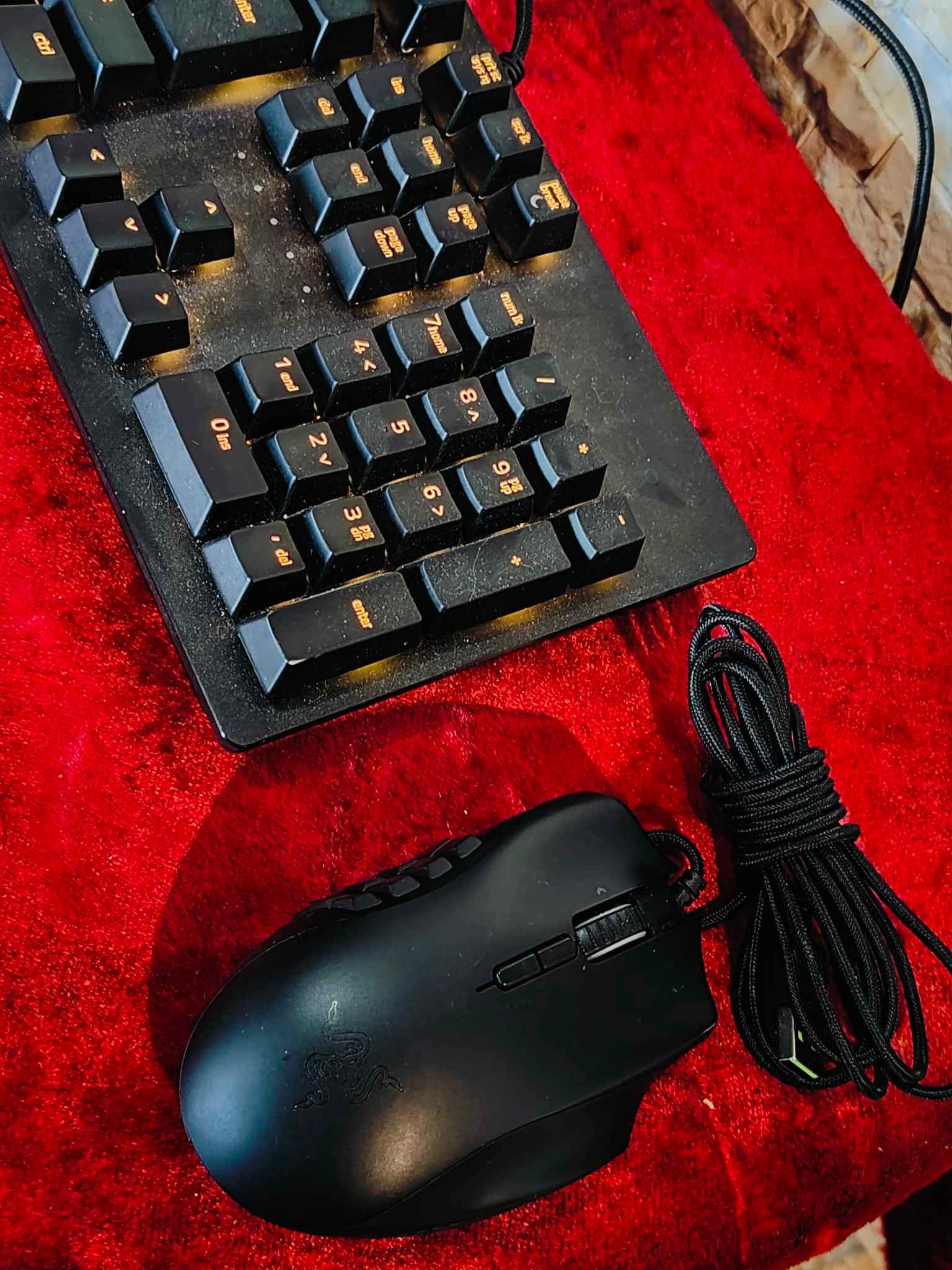 3-Razer Huntsman + razor mouse Naga