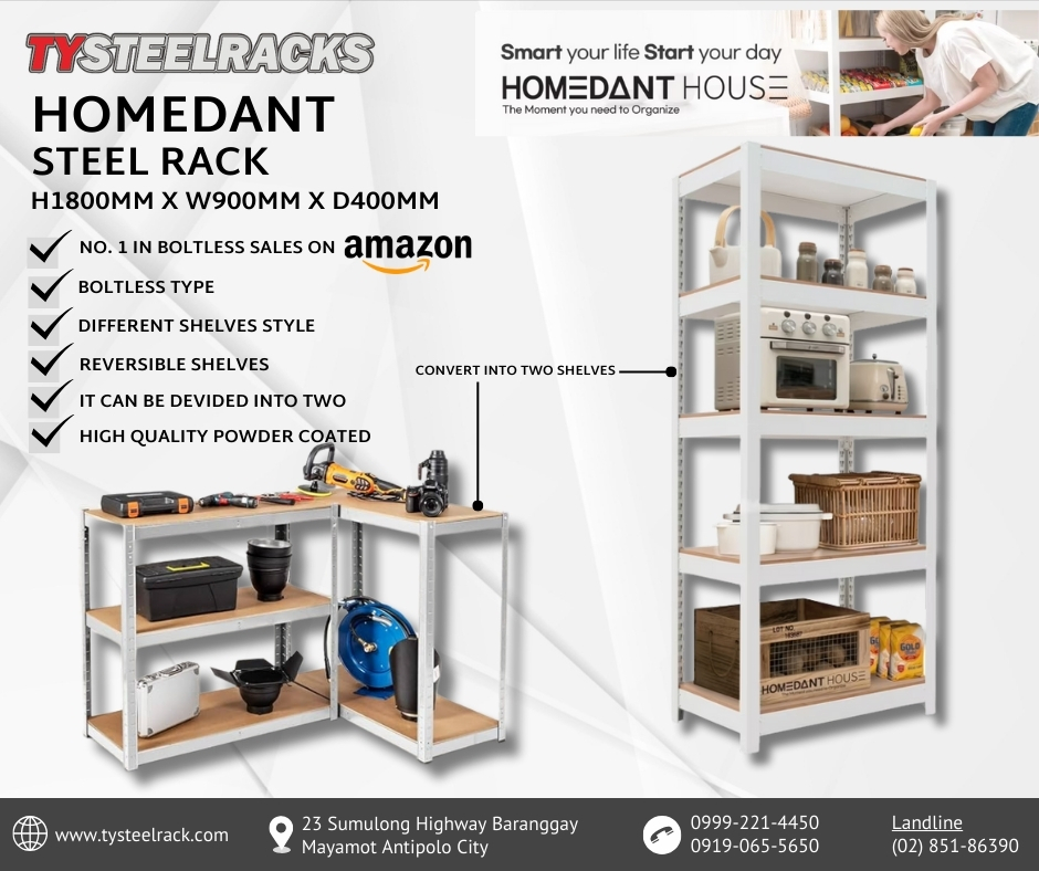 TY Gondola Rack Steel Shelves and Warehouse Storage Made in Korea