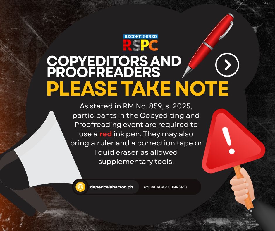 Calabarzon RSPC - ATTN: Copyeditors and Proofreaders As... | Facebook