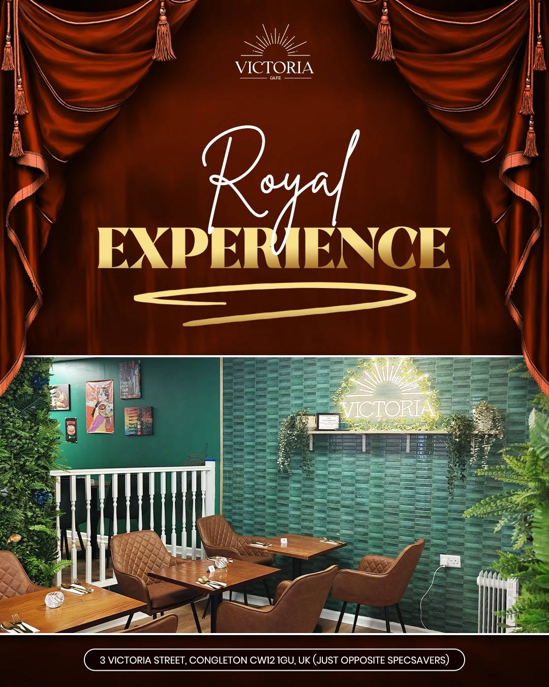 Victoria Cafe - A royal experience, right in Congleton at... | Facebook
