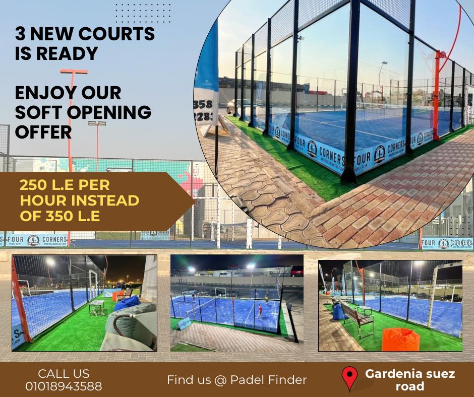 Four - Welcome to Our New Padel Courts! 🎉 We’re excited to invite you ...