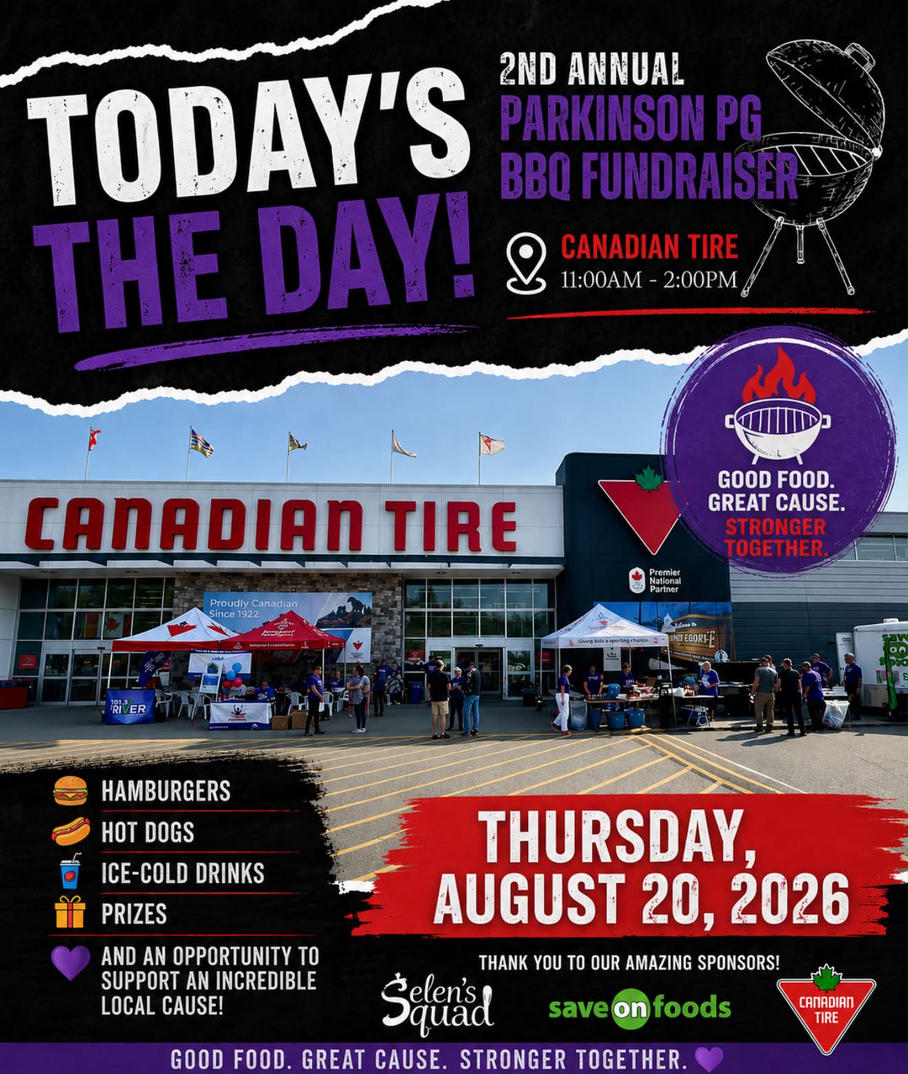 3rd annual Prince George thank you party on July 17th, 2026