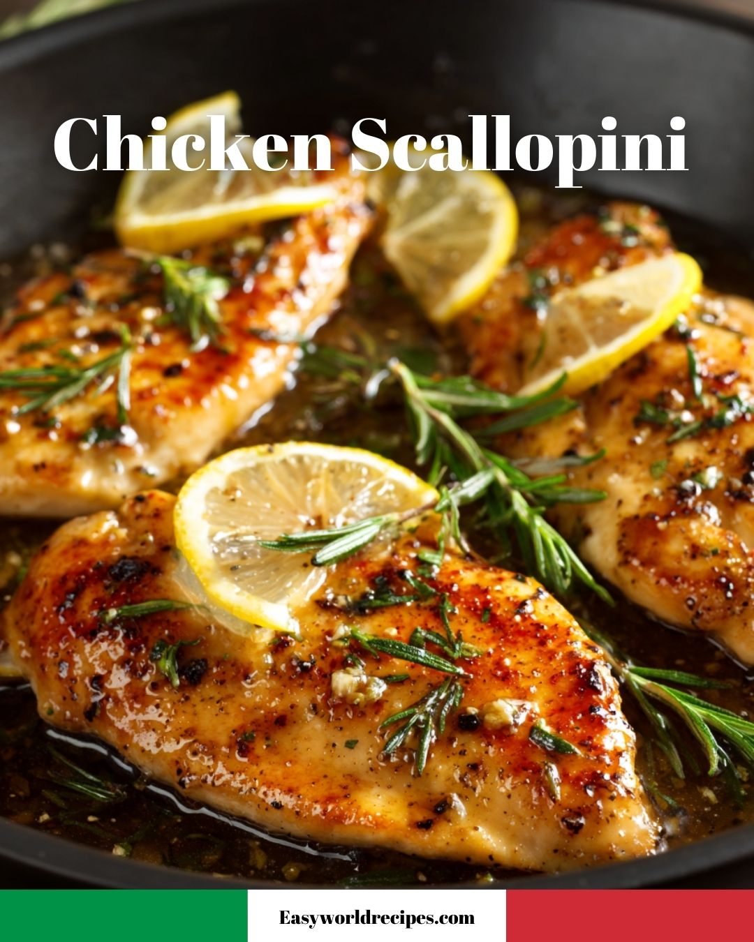 Italian Feast - 🍋🍗 Chicken Scallopini Tender chicken... | Facebook