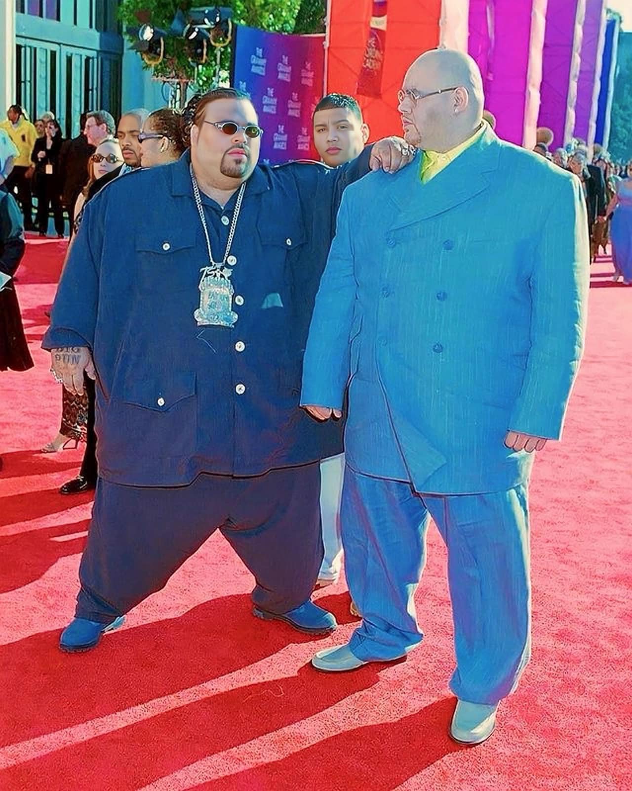 Big Pun and Fąt Joe at the 1998 Grammys.