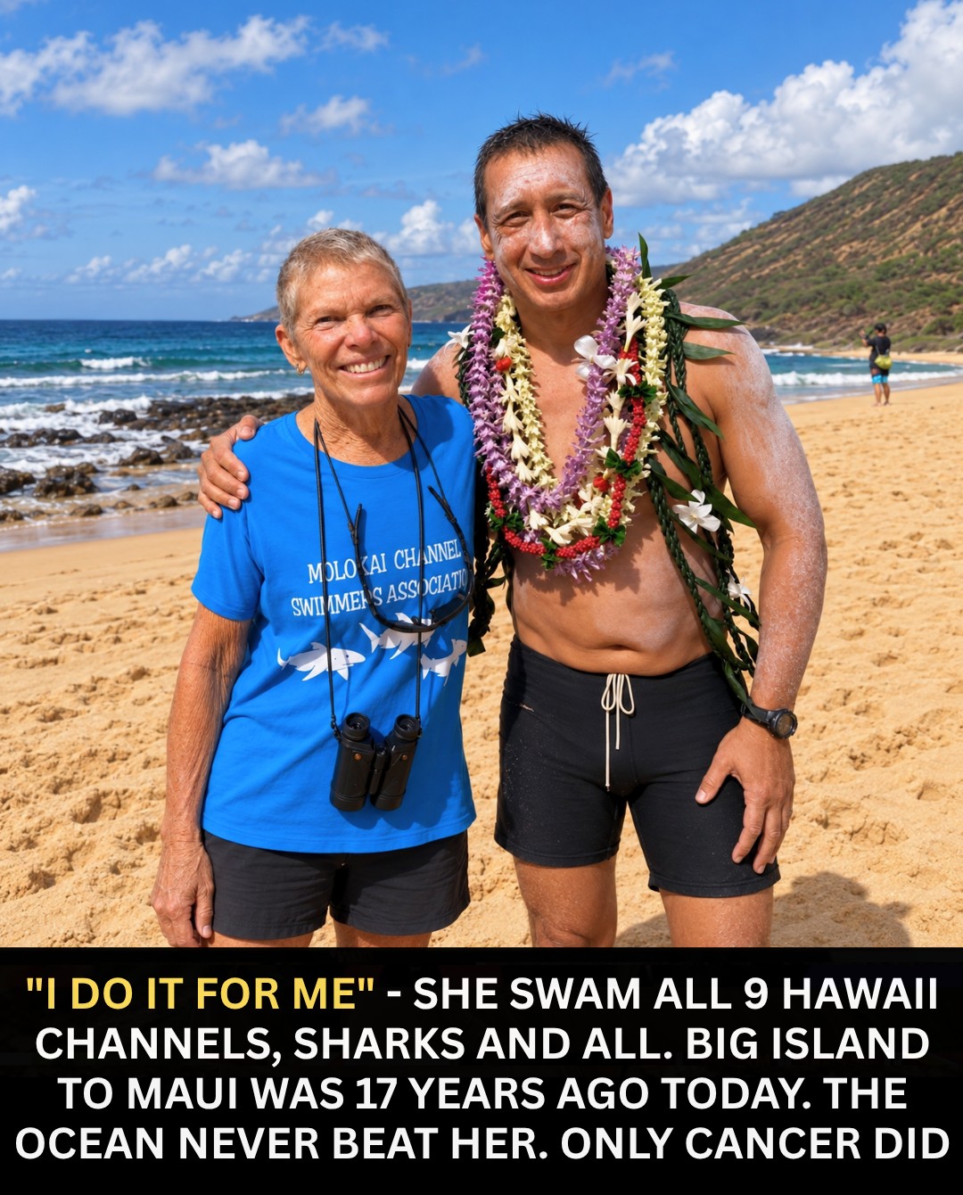 Aloha - September 11, 2009. At sunset a 59-year-old woman from