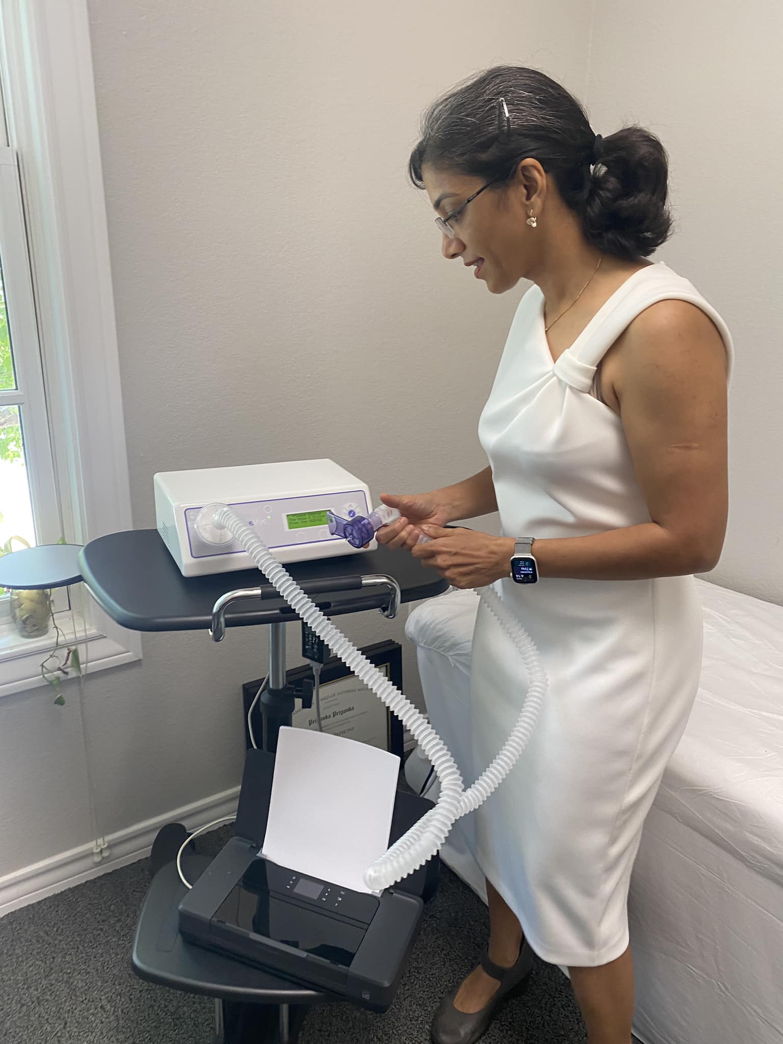 AllWell Clinic - Exciting upgrade! Check out Dr. Priyanka getting our ...