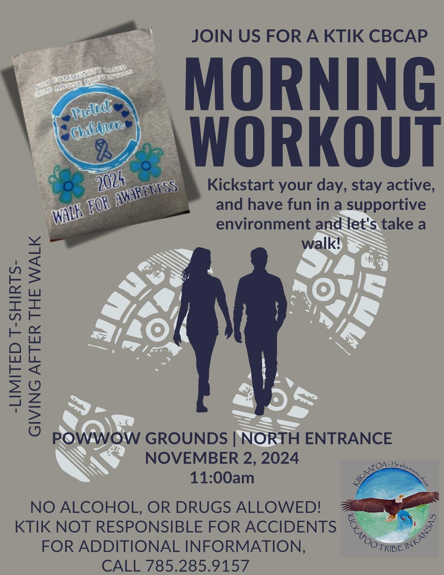 🌟 Join Us for a Morning Walk! 🌟... - Kickapoo Tribe in Kansas