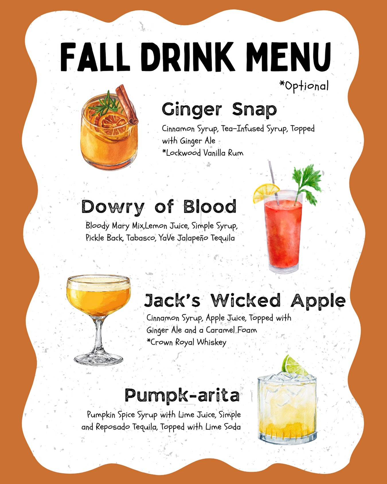 The Plot Twist - Fall Menu Drinks Are Here! 🍸🍂 We’ve... | Facebook