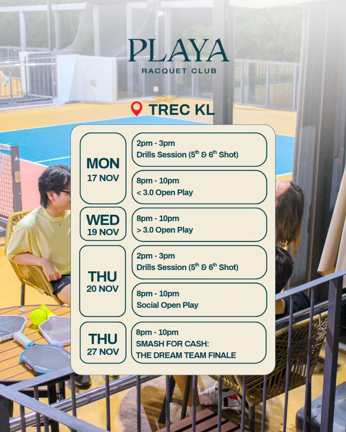 PLAYA Racquet Club | Kuala Lumpur