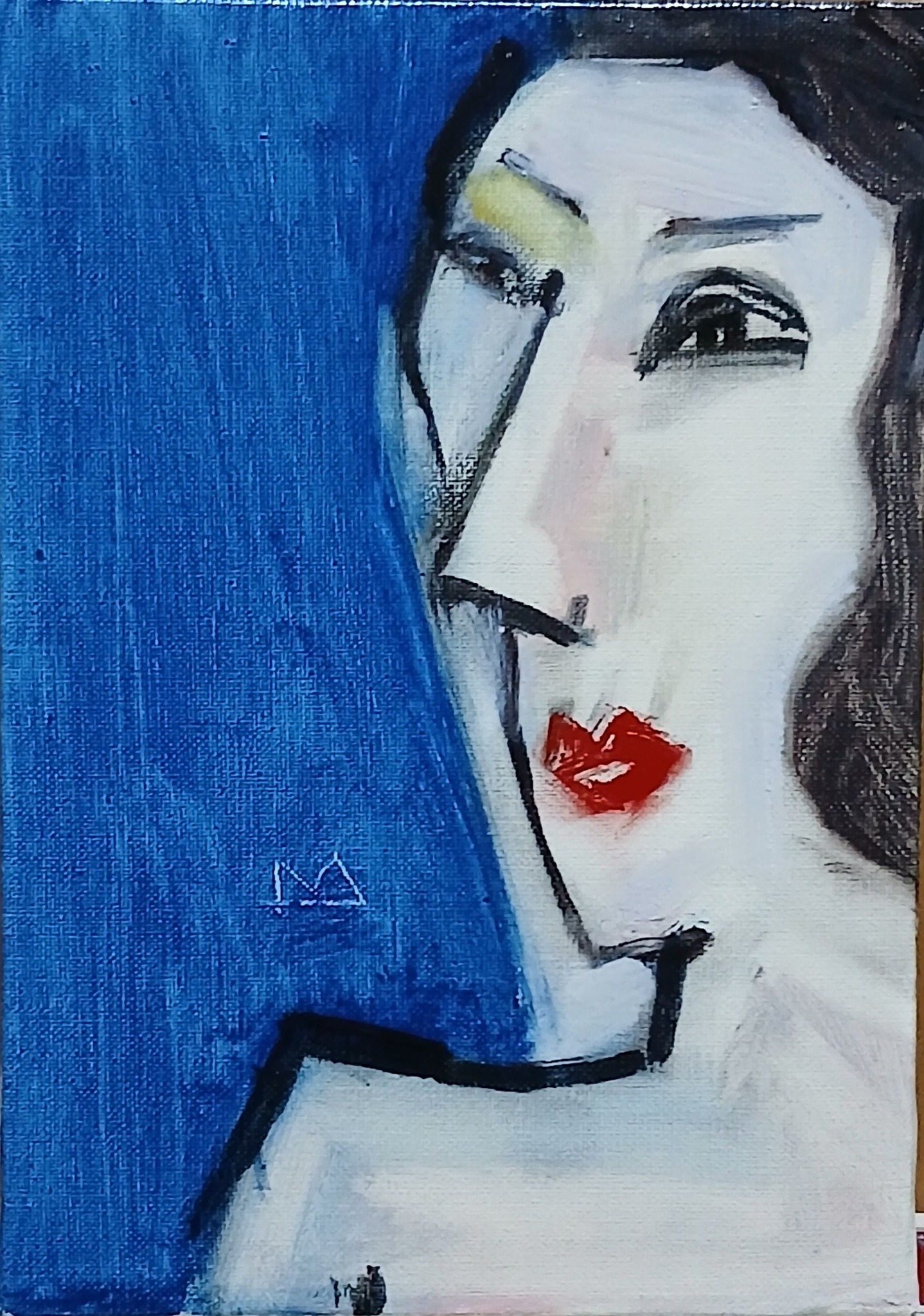 顔シリ一ズ ｢西洋の女(人)｣ SM Oilpainting SEP 23 2026