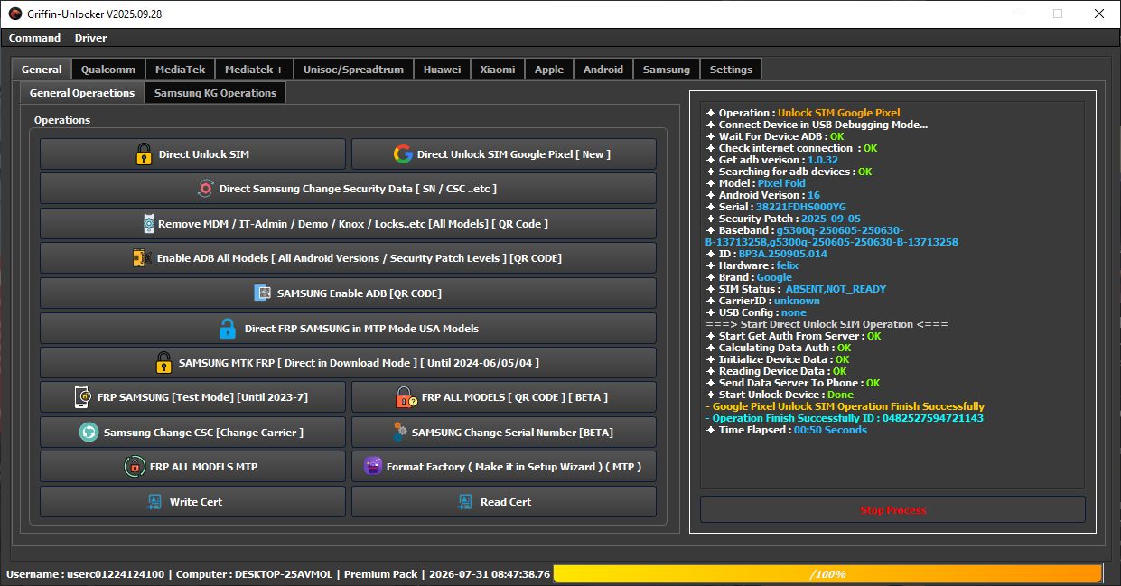 Griffin-Unlocker Software... - Griffin-Unlocker Software