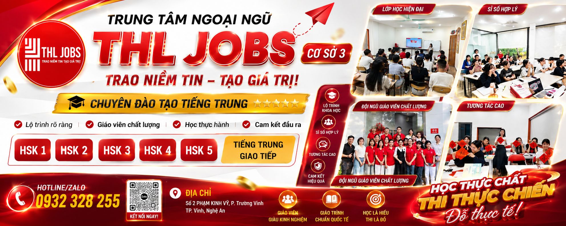 Trung tâm tiếng Trung THL JOBS cs3 | Vinh