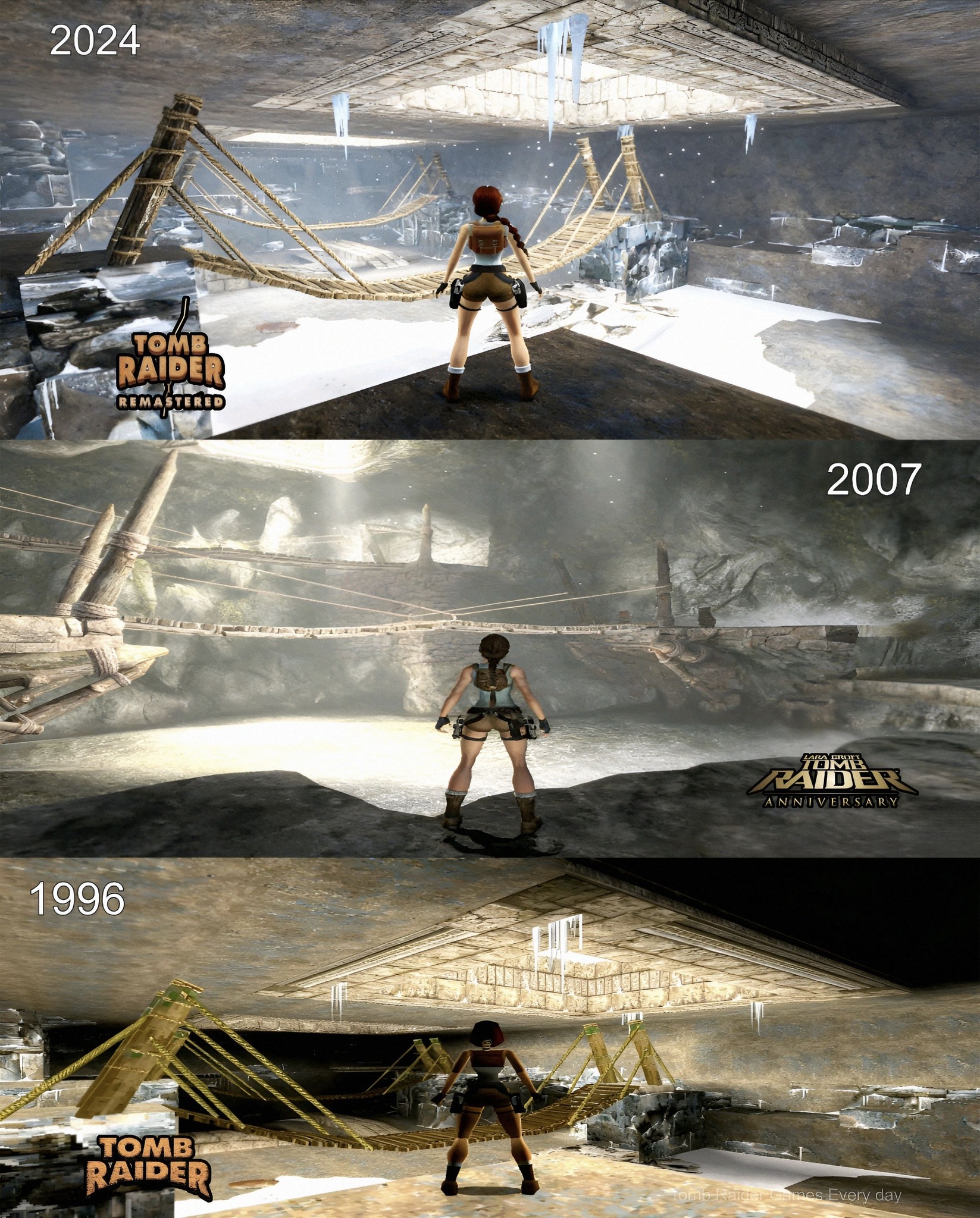 Tomb Raider I Remastered,... - Tomb Raider games every day | Facebook