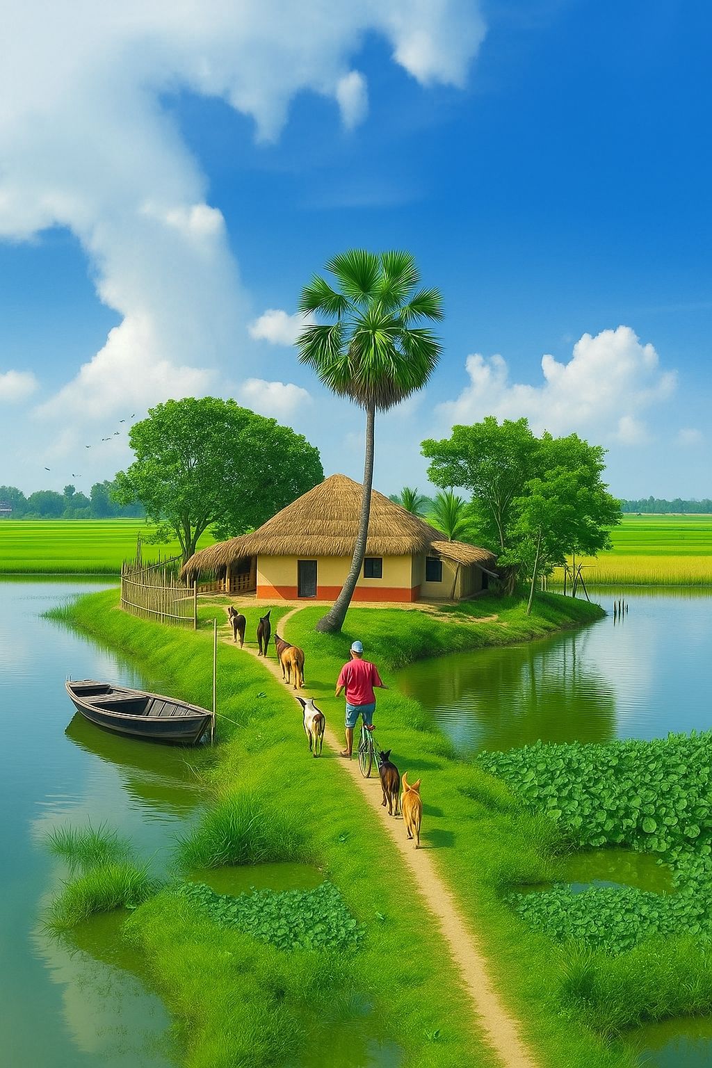Nature - Peace lives where simplicity blooms 🌾 A glimpse of rural ...