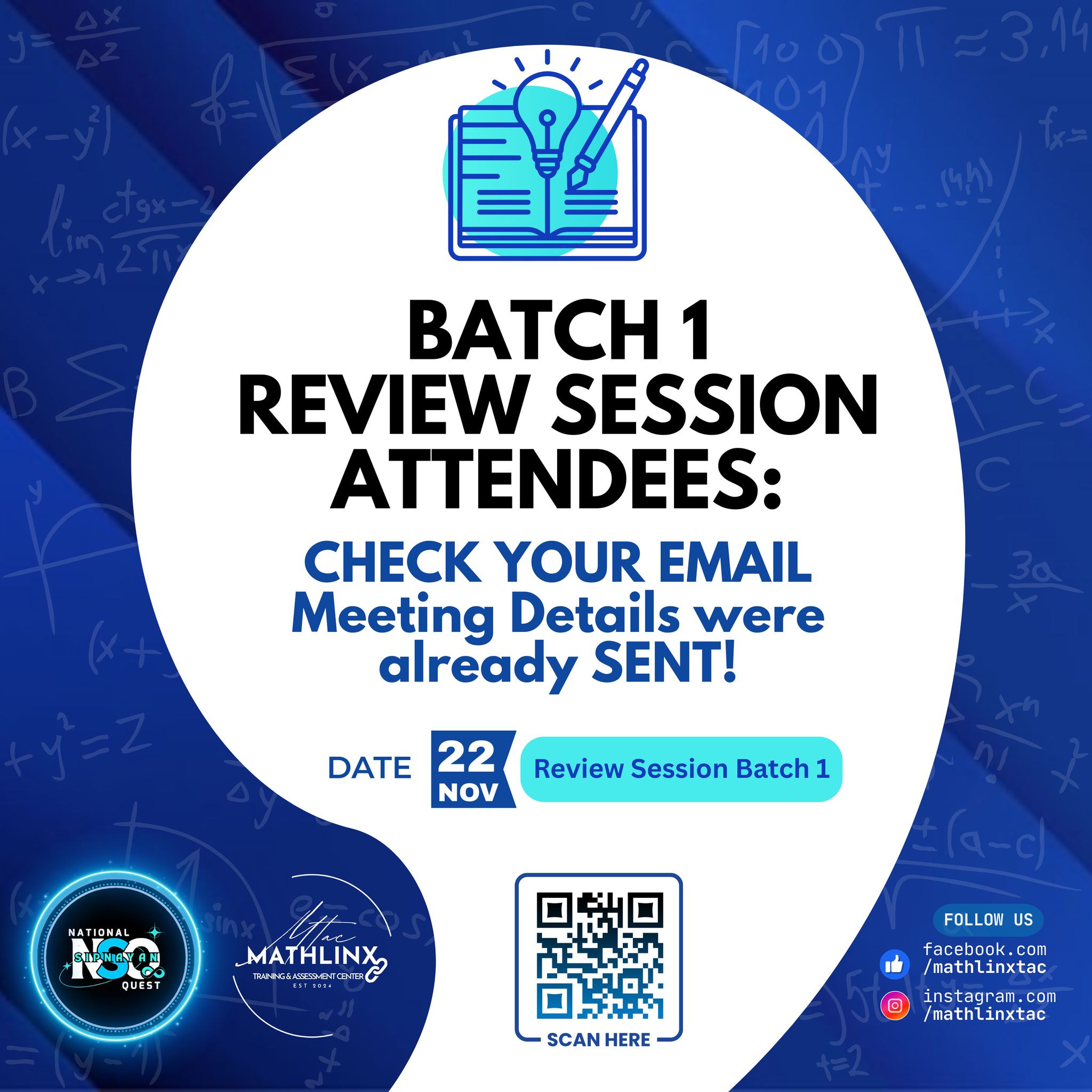 Mathlinx - Good day, NSQ 2026 Review Session participants! The Batch 1 ...