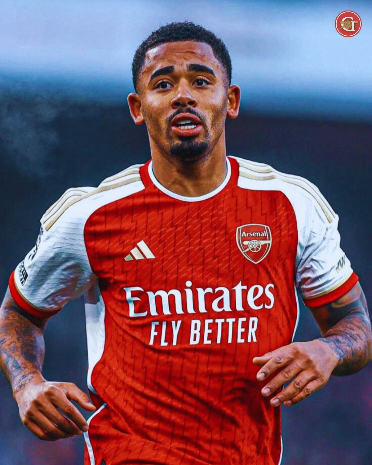 Gabriel Jesus will wear the number 9 shirt at Arsenal for the 2022
