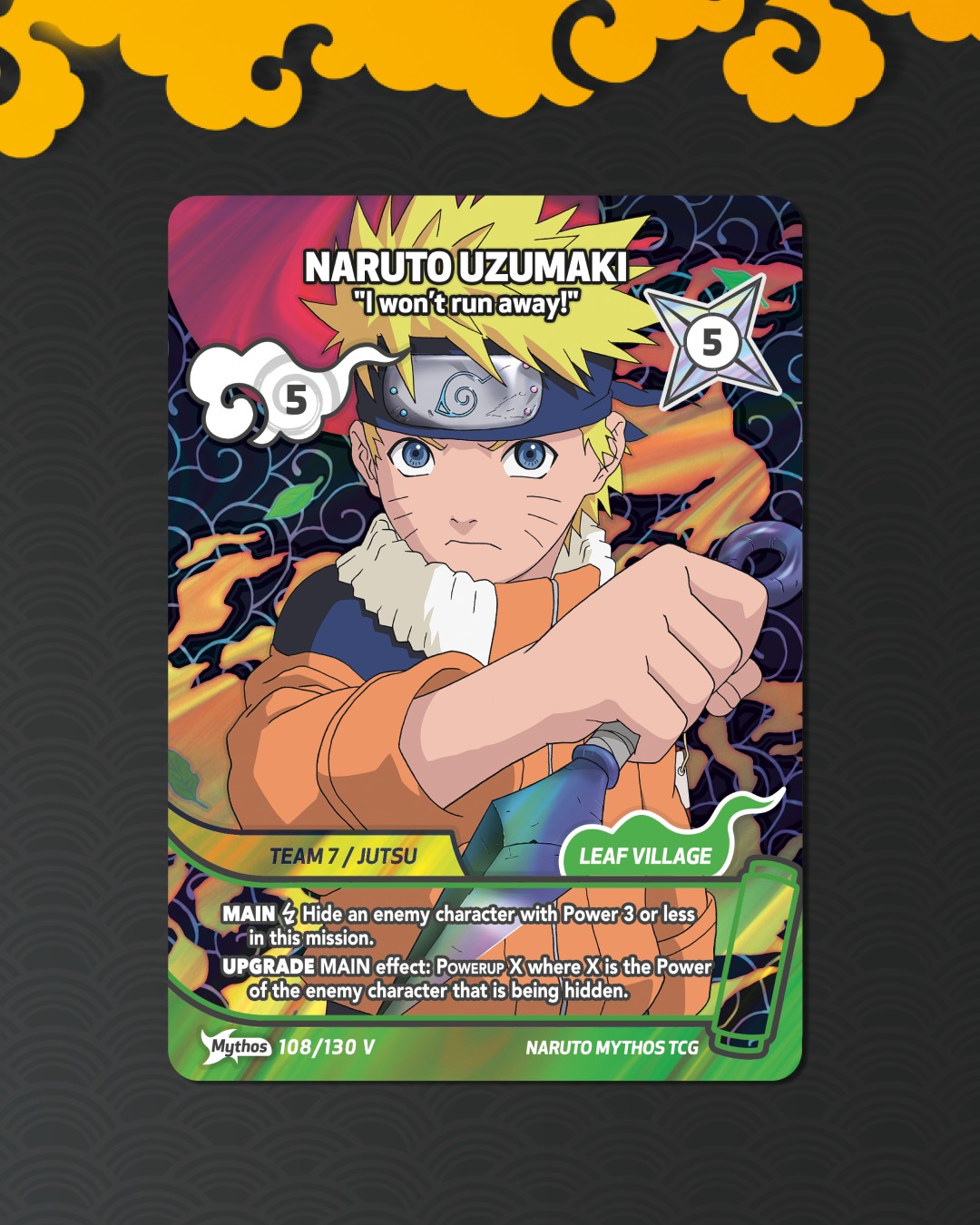 New Naruto Mythos TCG weekly cards available