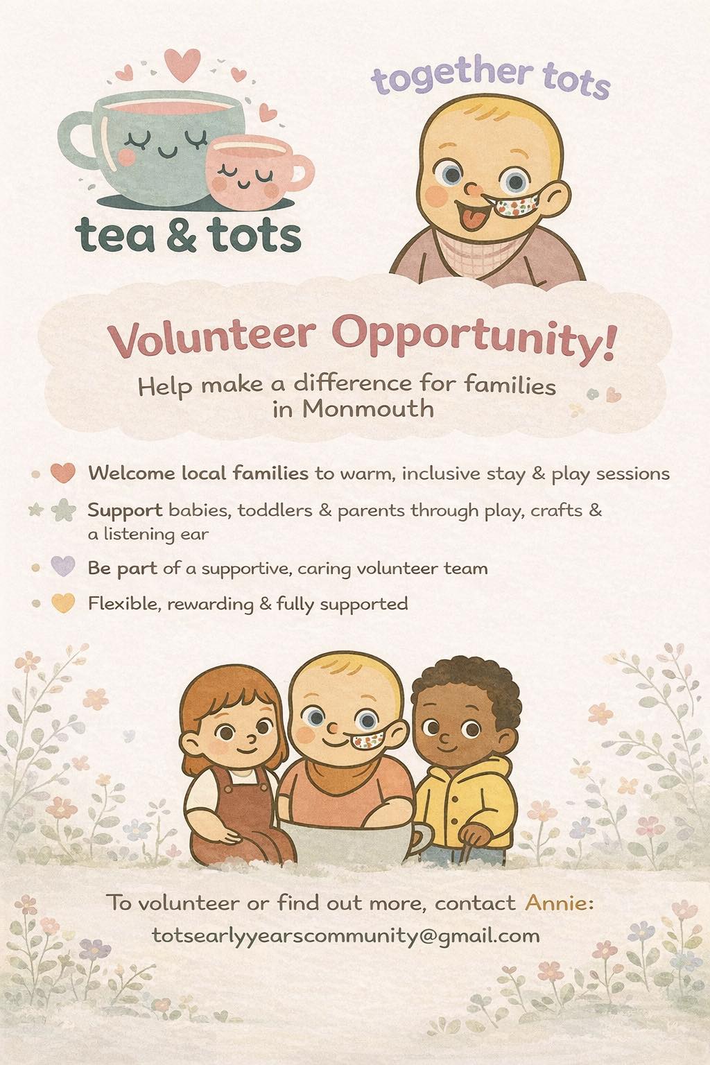 Tea & Tots - ☕ Our Tea & Tots community is growing ☕ As... | Facebook