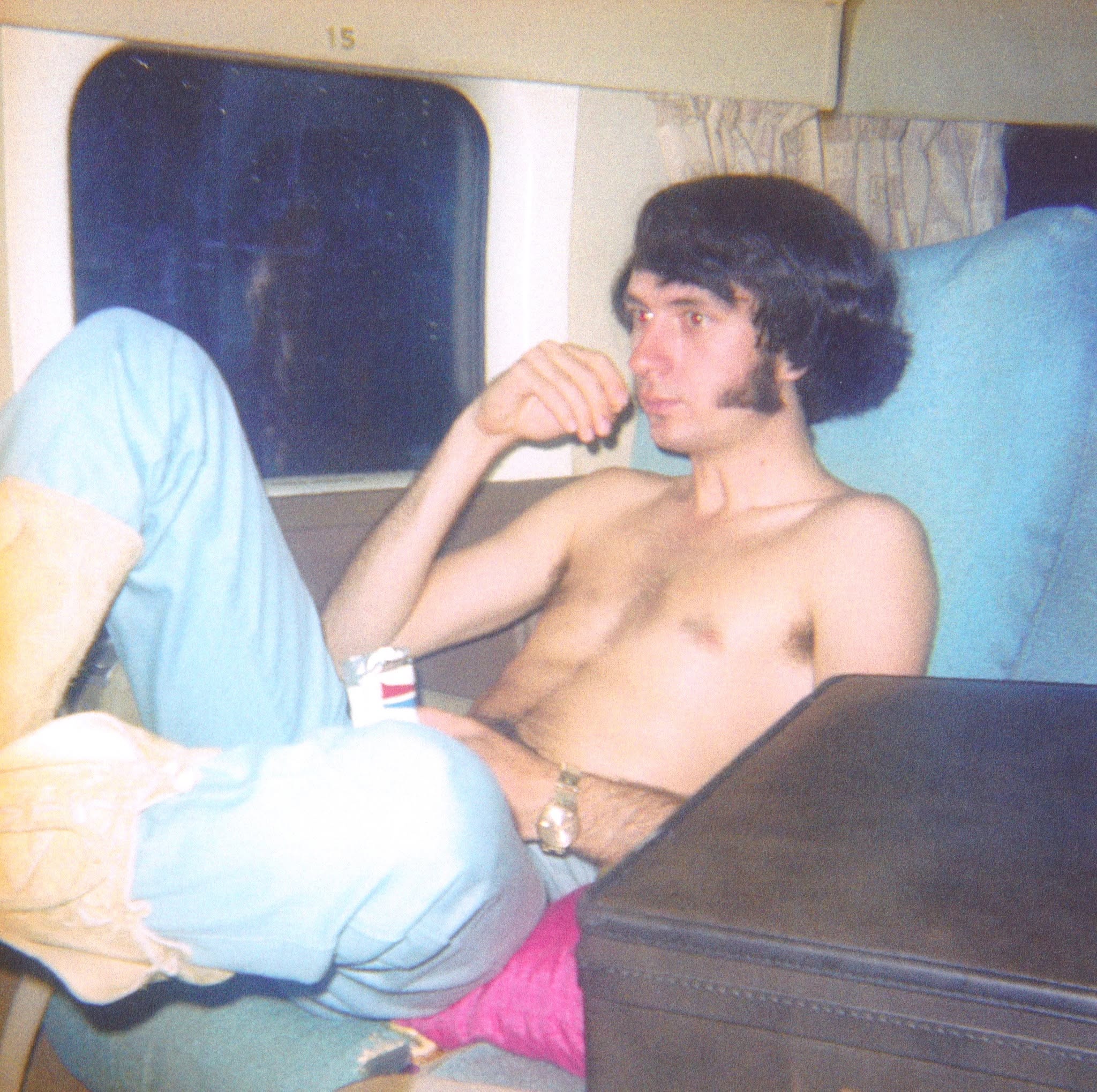 Michael Nesmith during The Monkees 1967 summer concert tour