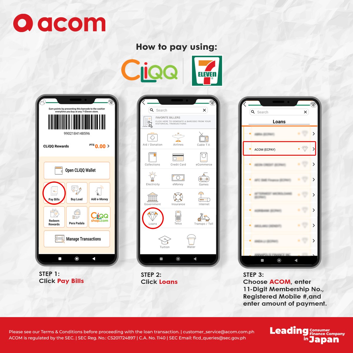 ACOM WalterMart Sta. Maria Branch Code So-112 | Santa Maria