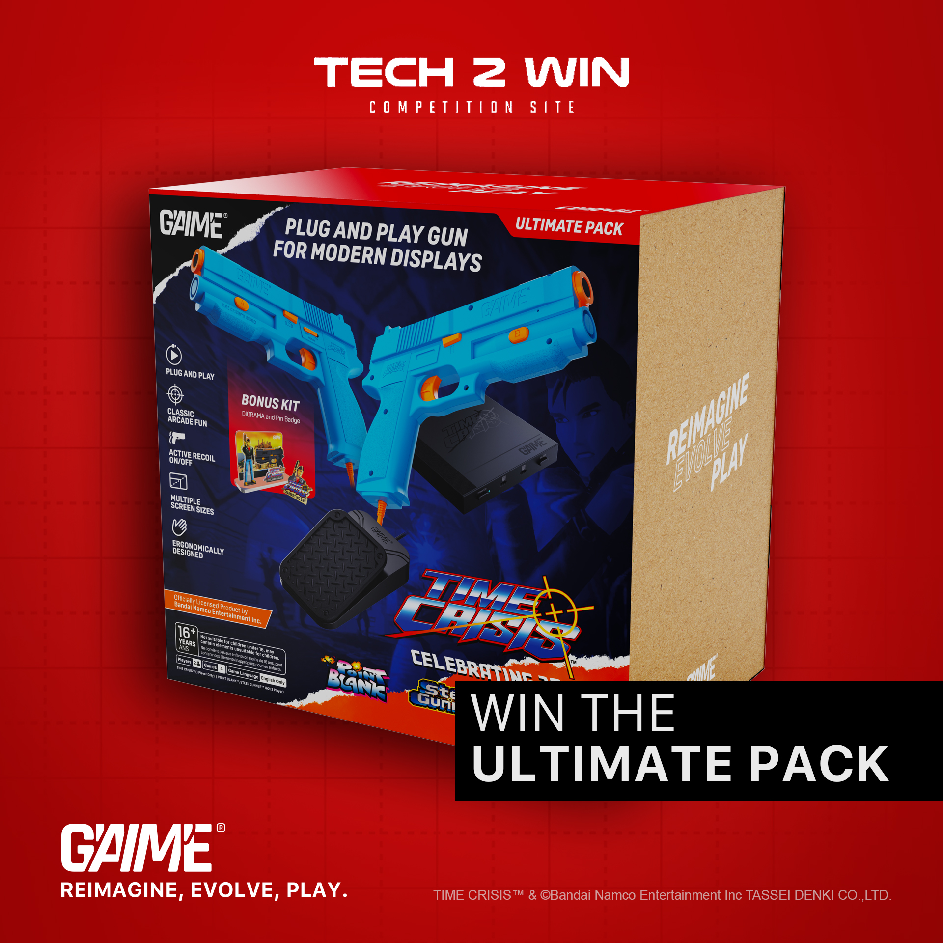 Win a G'aime Time Crisis Ultimate Pack