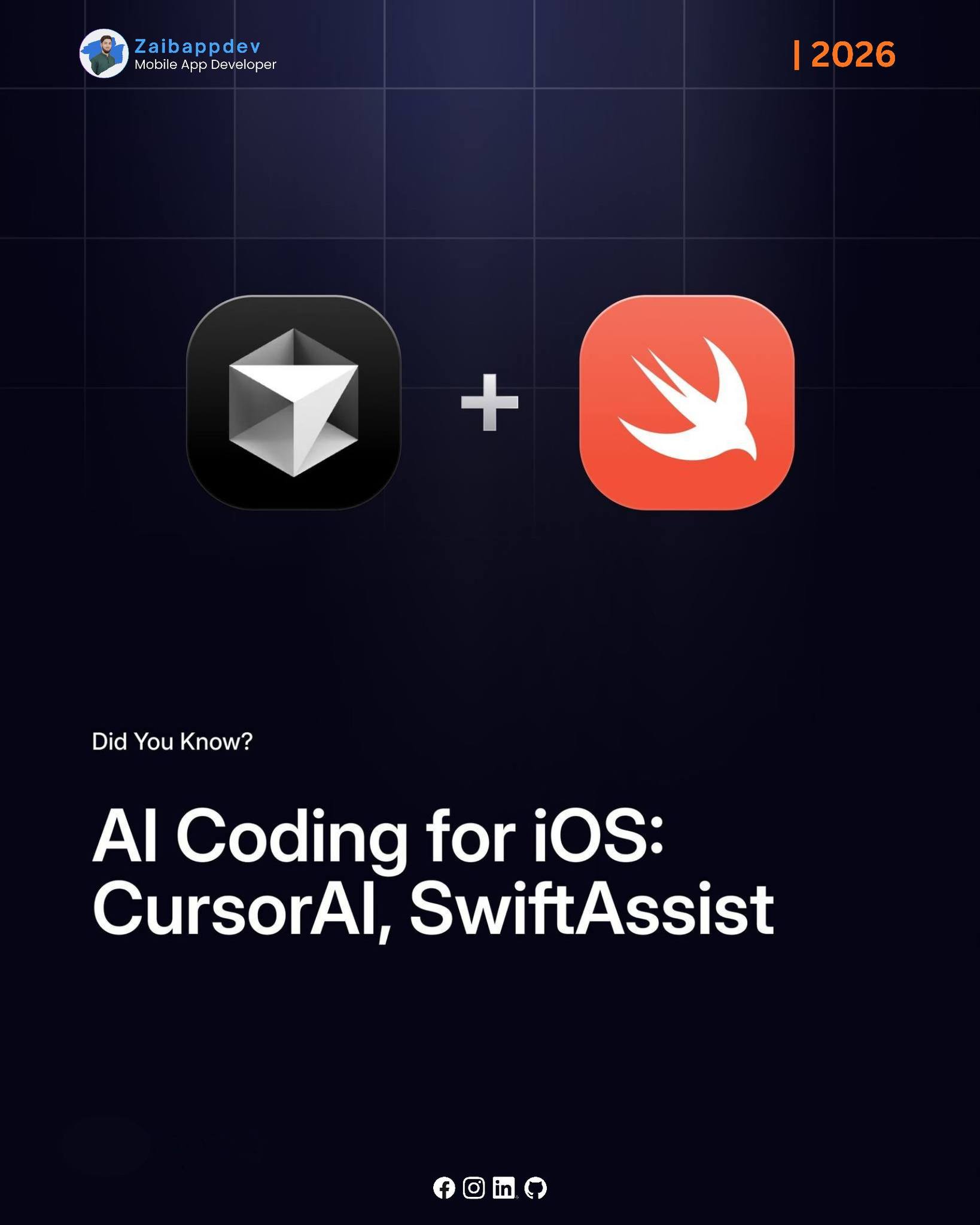 Zaib - 🤖 Did You Know? AI is Revolutionizing iOS Development! 📱 While ...