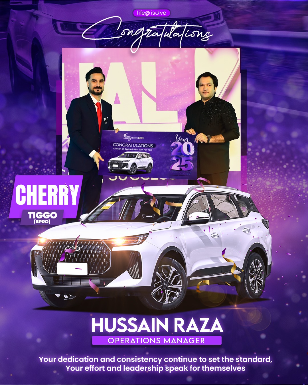 Life - A Promising Milestone at iSolve RCM Congratulations to Hussain ...
