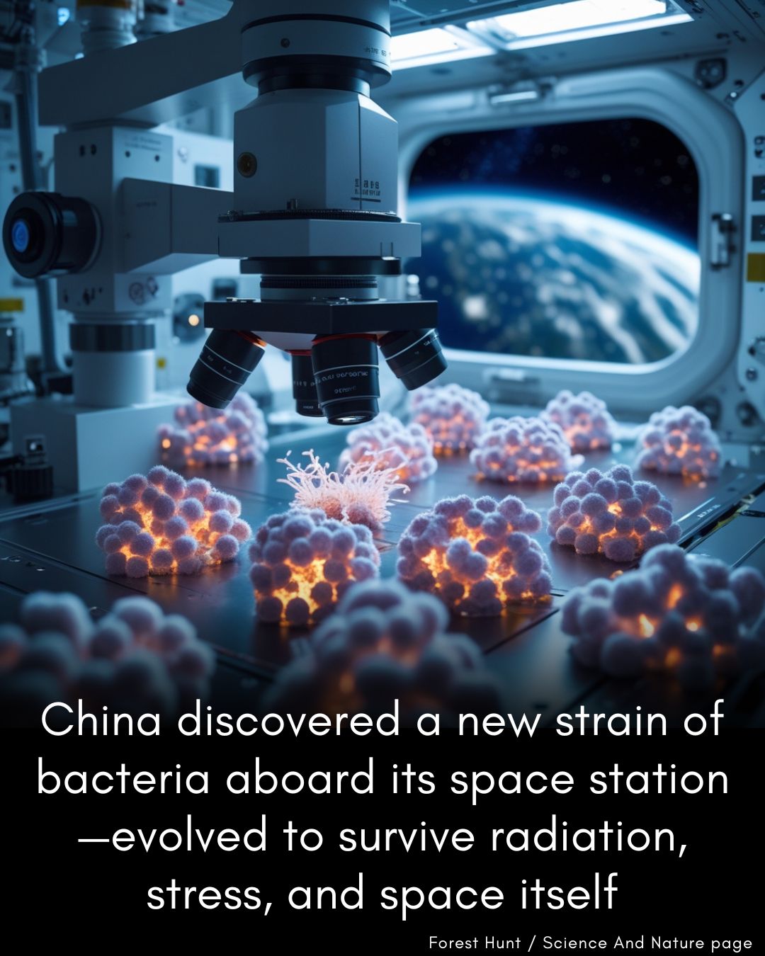 Eu - A New Microbe Born in Space: China’s Tiangong Breeds a Survivor ...