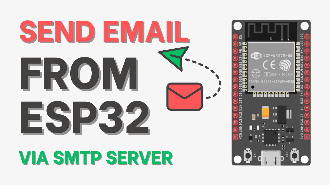 ESP32 ESP8266 For Beginner | # Send Email from ESP32 via SMTP Server ...