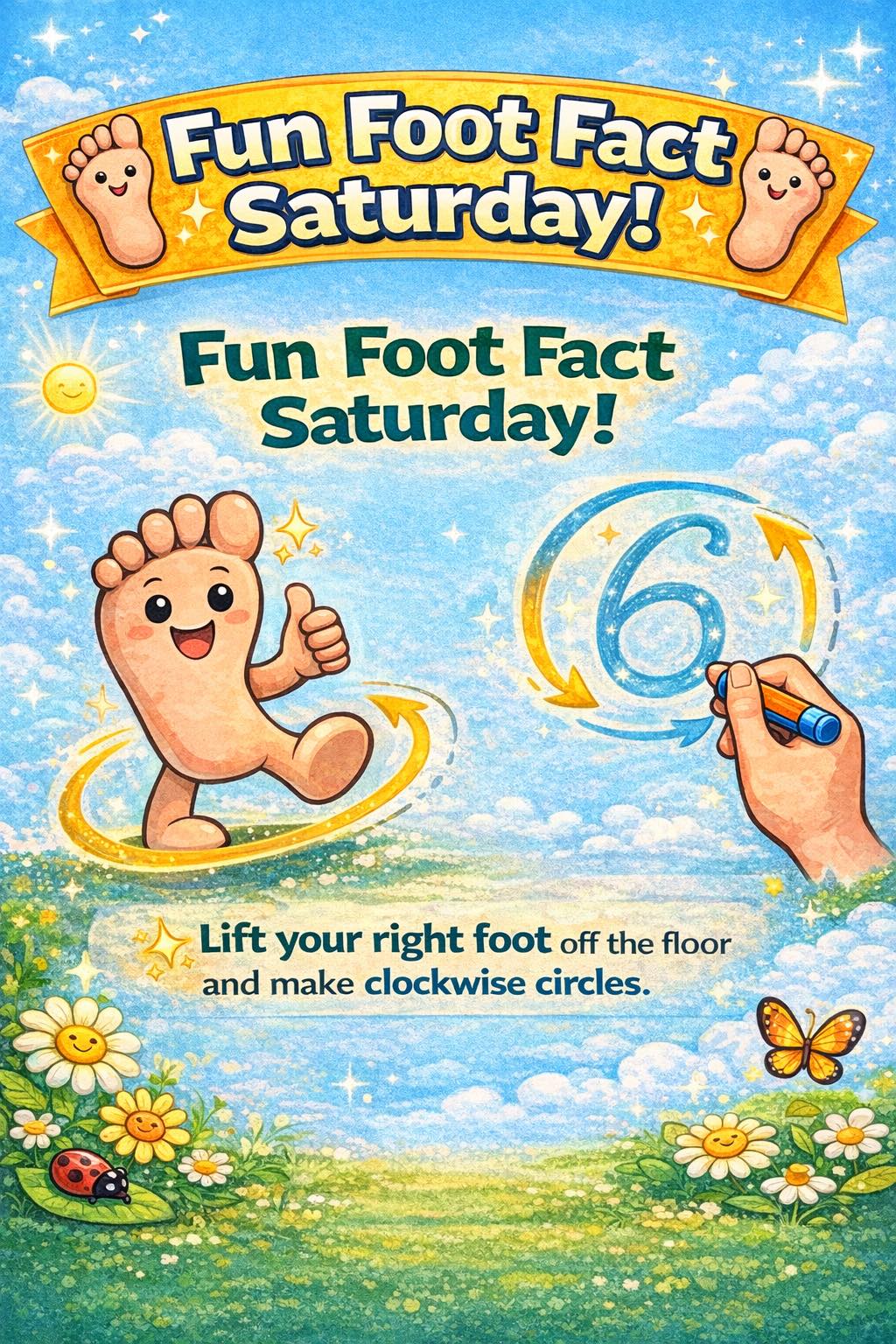 🦶 Fun Foot Fact Saturday Game Here’s... - Foot Care by Katie | Facebook